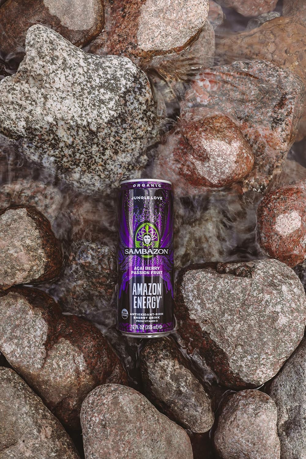 Sambazon Organic Low Calorie Amazon Acai Energy Drink, 12 Fl Oz