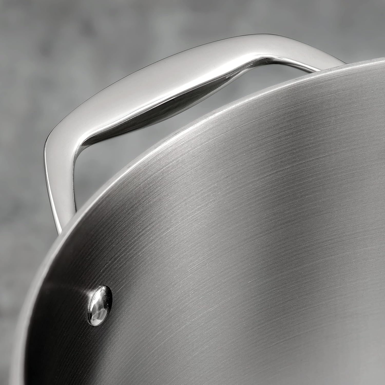 Tramontina Signature Tri-Ply Clad Stainless Steel 12-Inch Large Frying Pan | Induction-Ready Skillet, Dishwasher-Safe, NSF-Certified