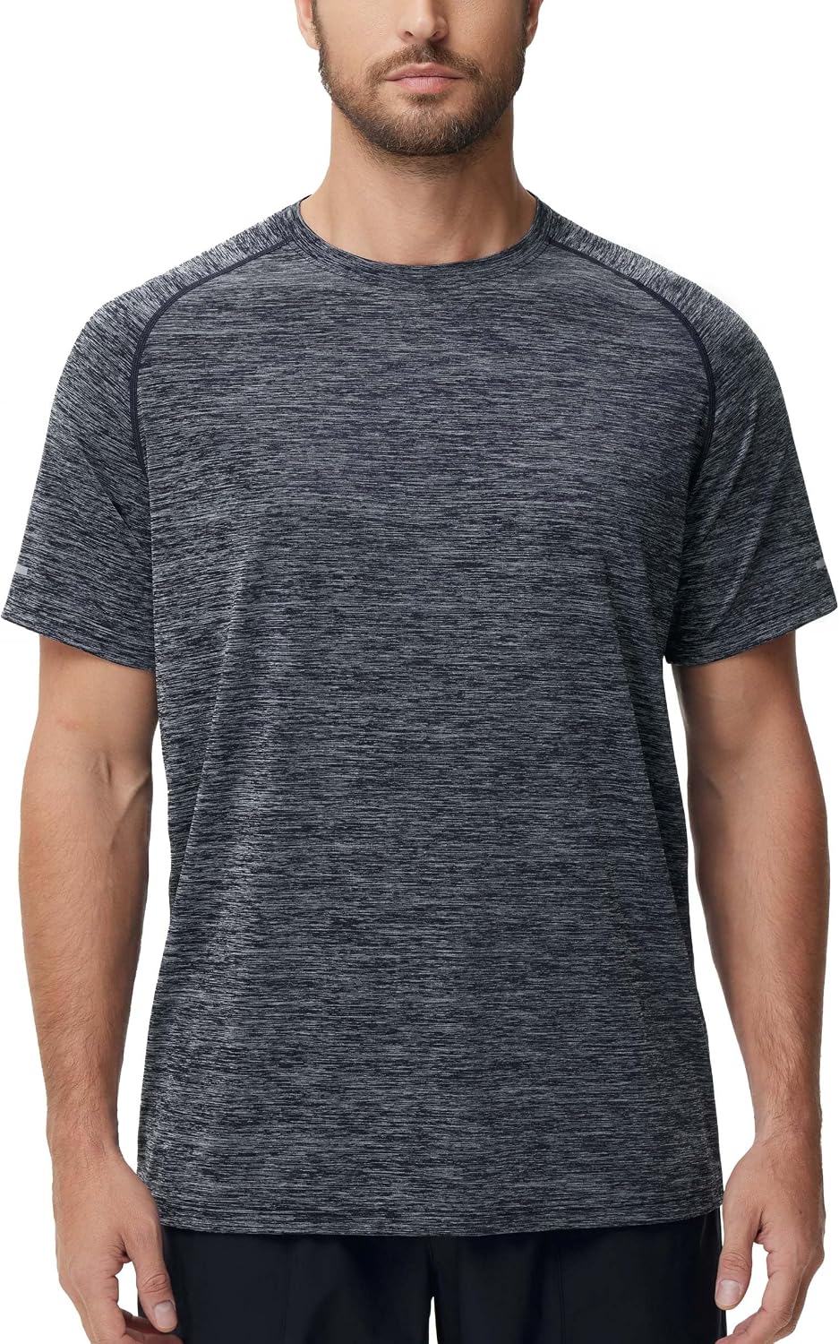 THE GYM PEOPLE Men's Cooling Running Shirts Ice Silk UPF 50+ Workout Tshirt