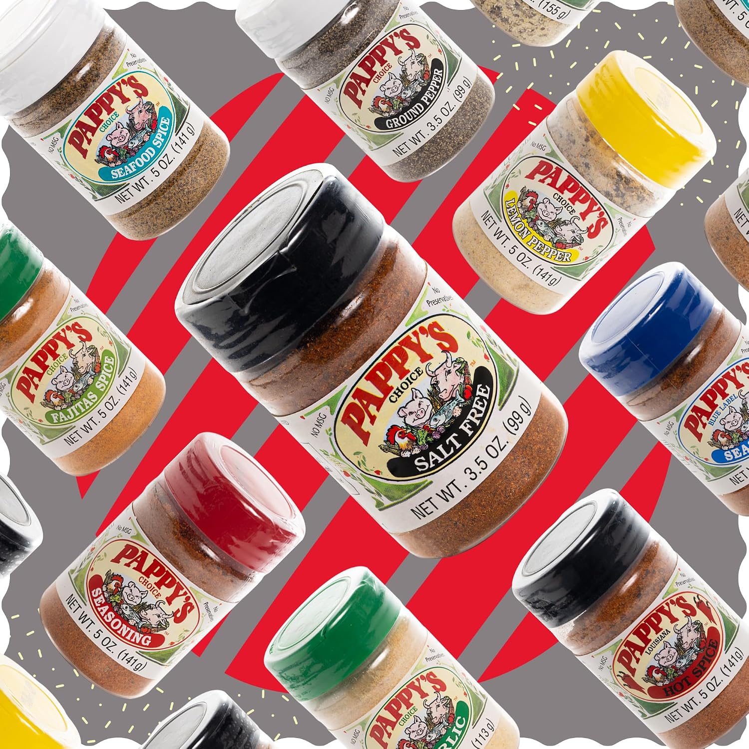 Pappy's Choice Original Seasoning, 32 Oz | California's Legendary Seasoning Blend, Santa Maria Style, Perfect for BBQ, Beef, Burgers, Brisket, Tri-tip and Steak
