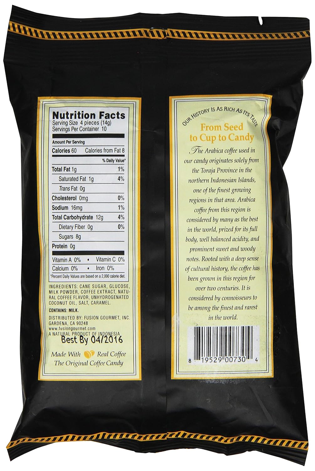 Bali's Best Coffee Candy Individually Wrapped (42 pcs)