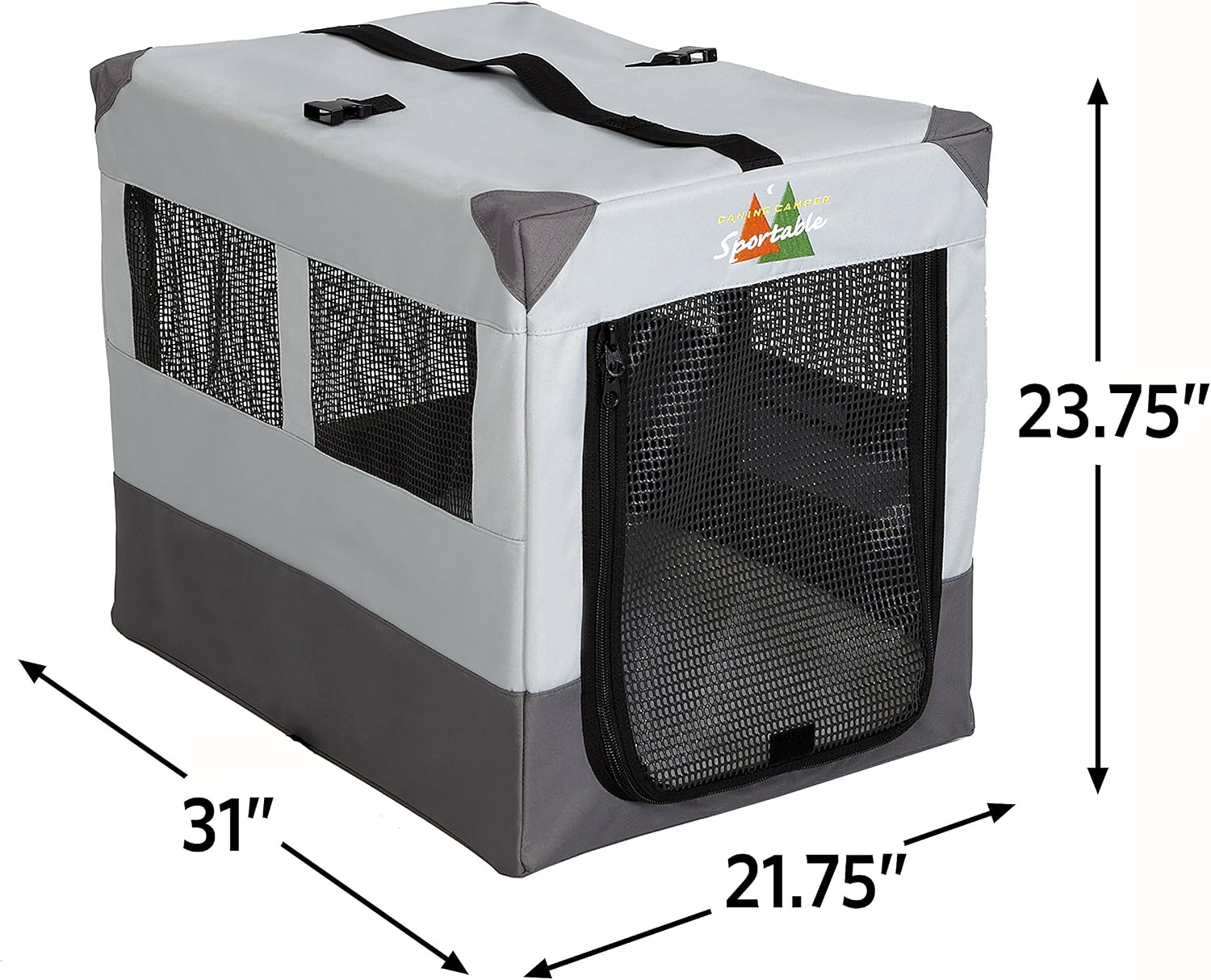 MidWest Canine Camper 24-inch Portable Tent Crate for Dogs
