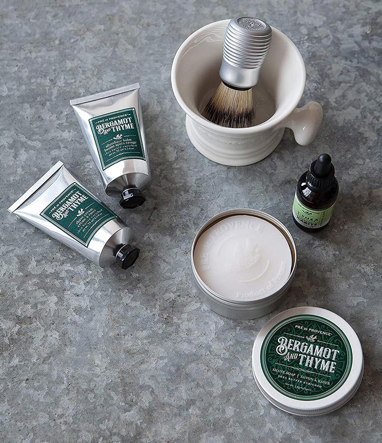 Pre de Provence Shea Butter Enriched Men's After Shave Balm, 2.5 Ounce - Bergamot & Thyme (Packaging may vary)