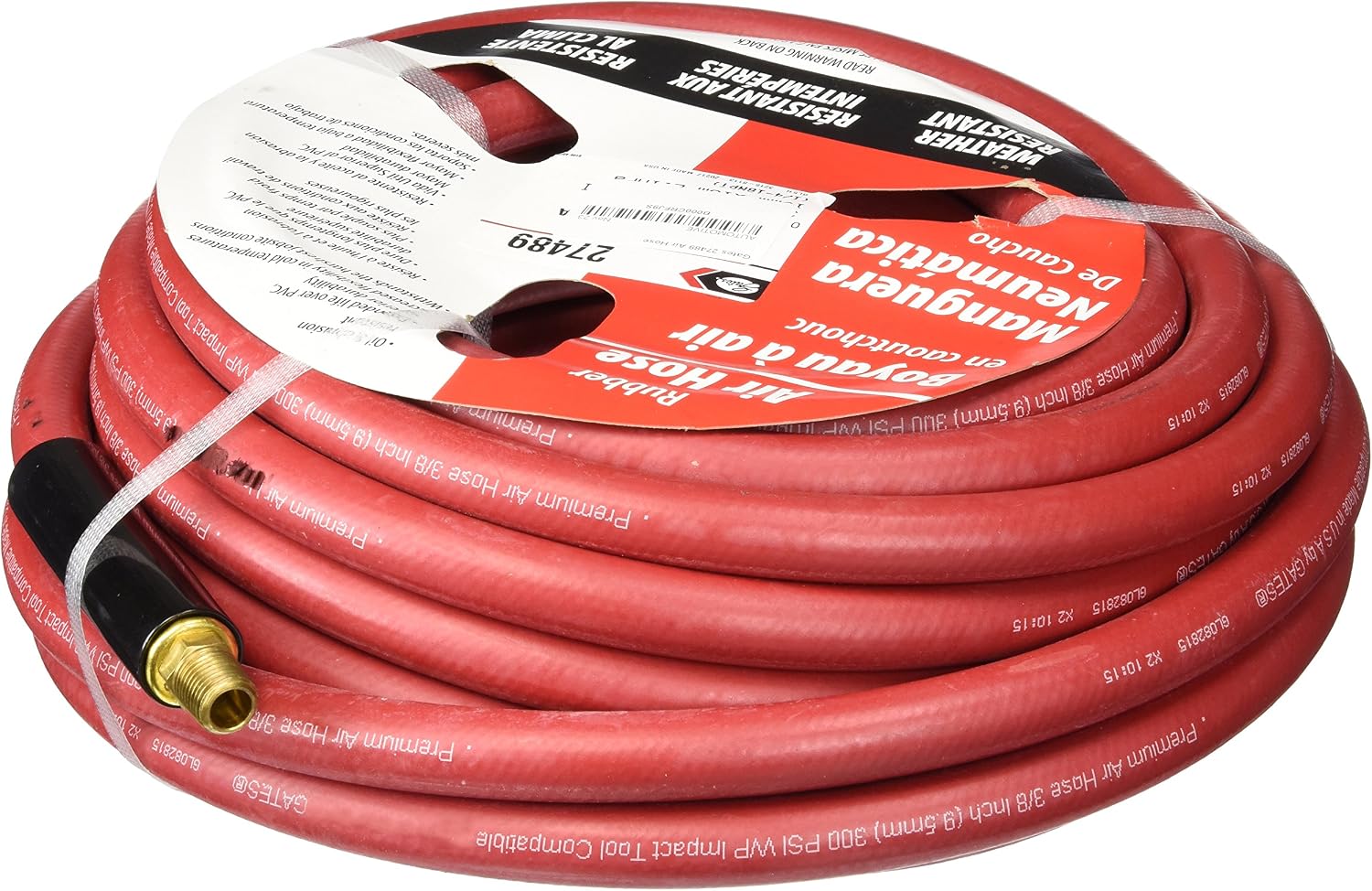 Gates 27489 Safety Stripe Standard Air Service Hose