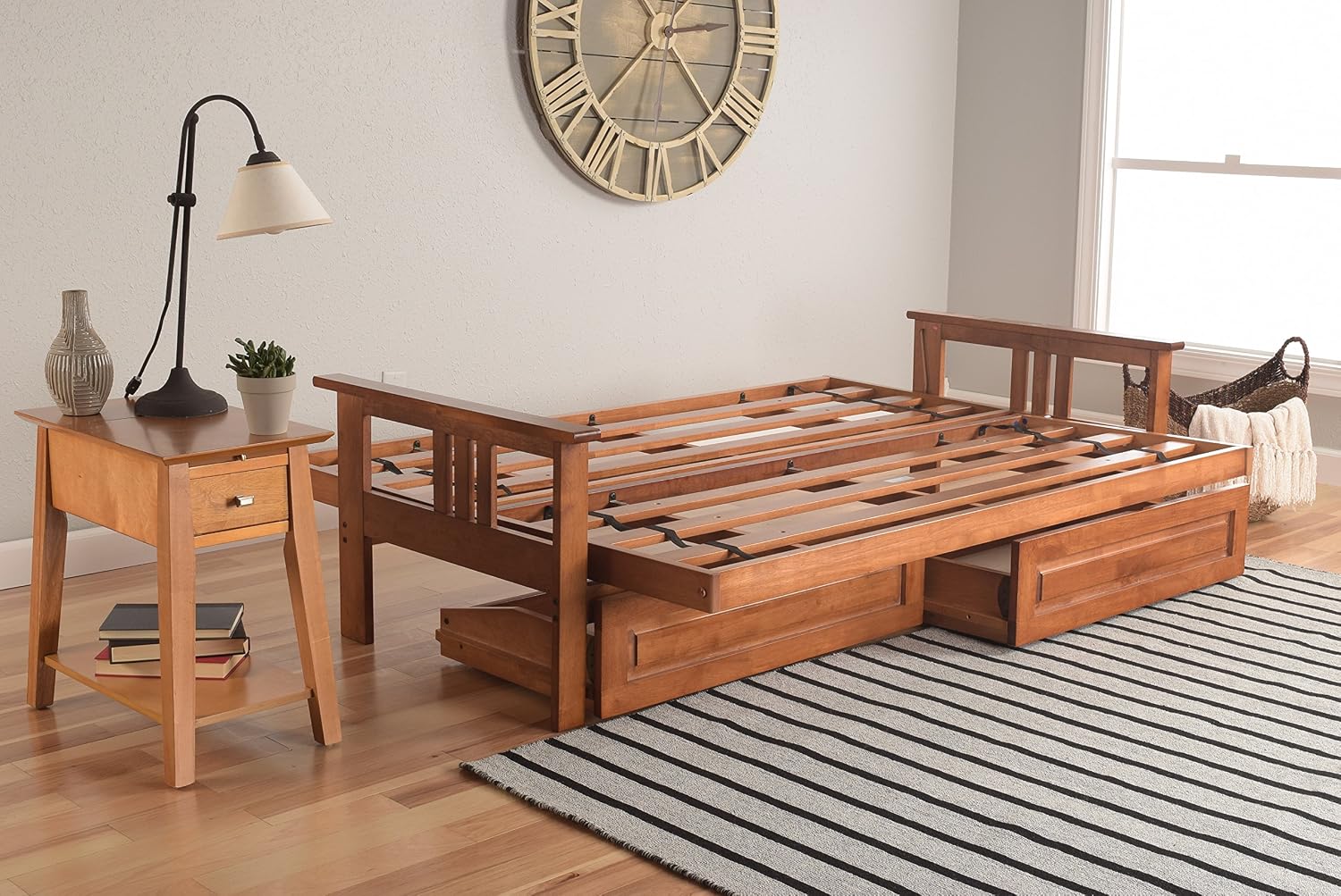 Kodiak Futons Monterey Futon Frame, No Drawers, Barbados