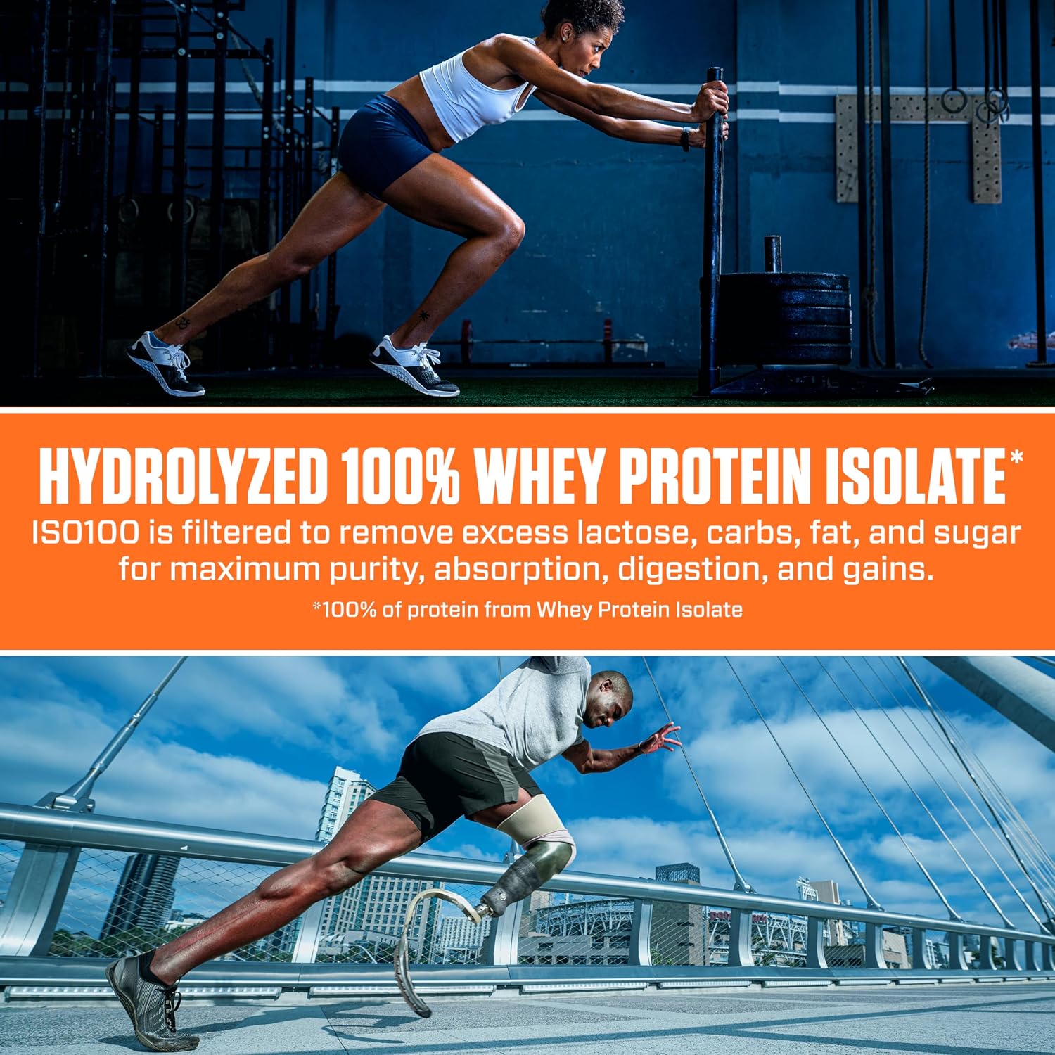 Dymatize ISO100 Protein Powder, 100% Whey Isolate, Gourmet Chocolate | 25g Protein, Hydrolyzed, Fast-Absorbing, Supports Muscle Health, 5.5g BCAAs, Gluten-Free, 76 Servings, 5 lb