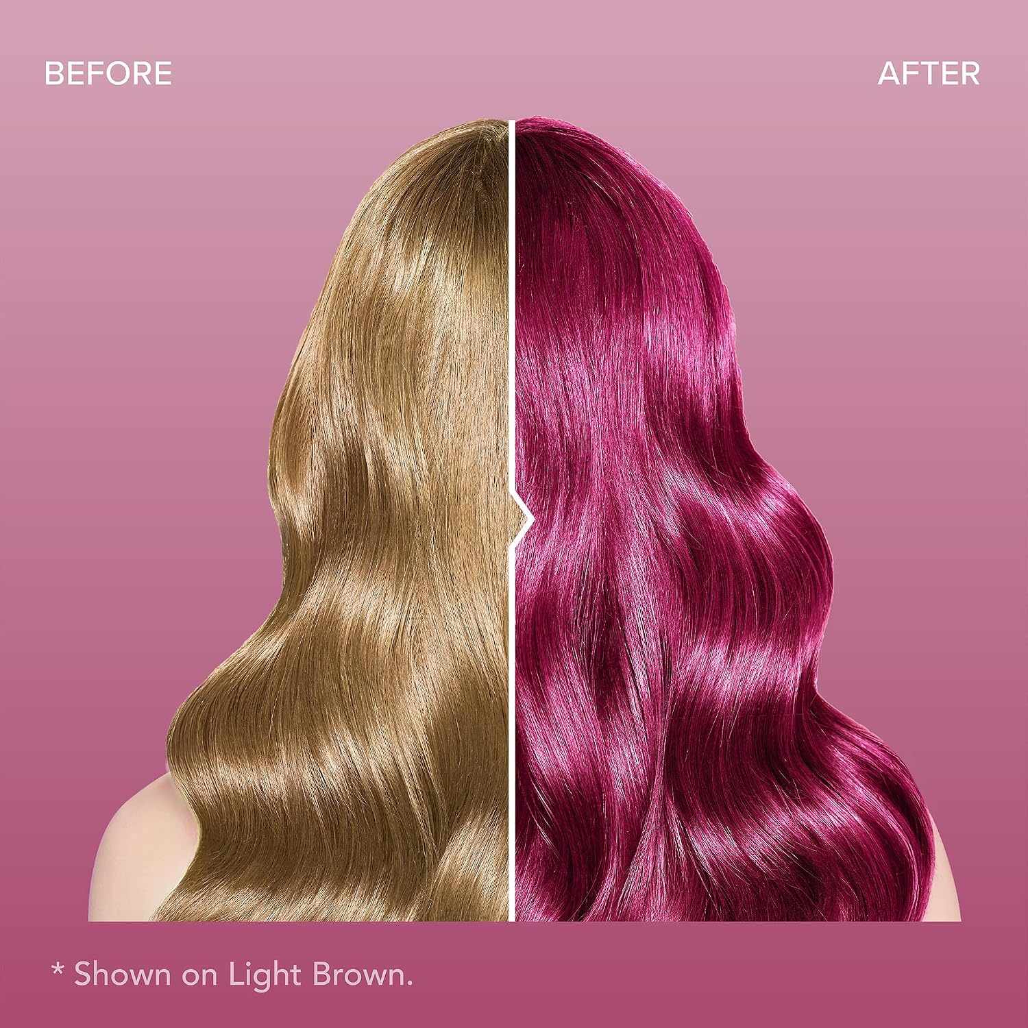 Splat Midnight Magenta Semi Permanent Hair Dye Kit, 1 Application