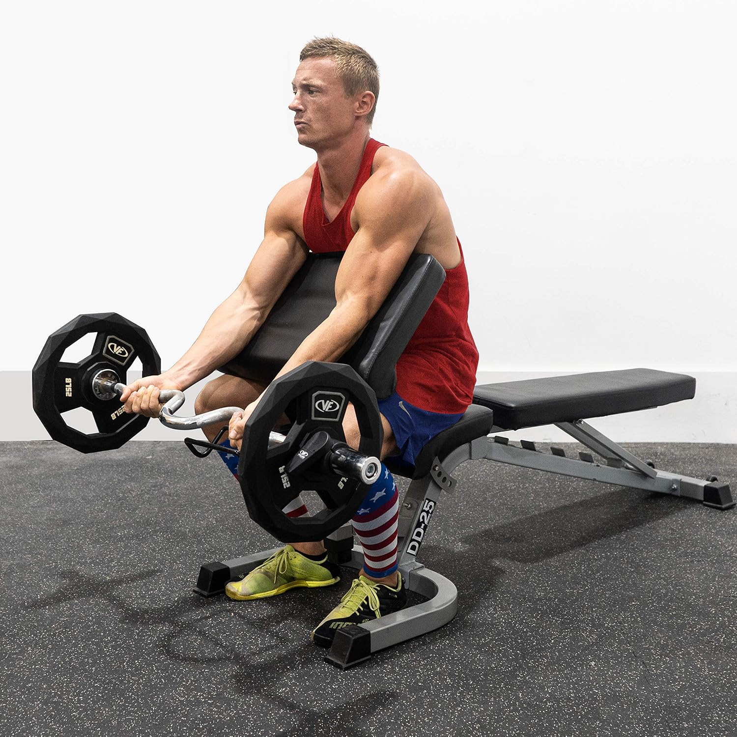 Valor Fitness EX-2 Preacher Curl Bench Attachment