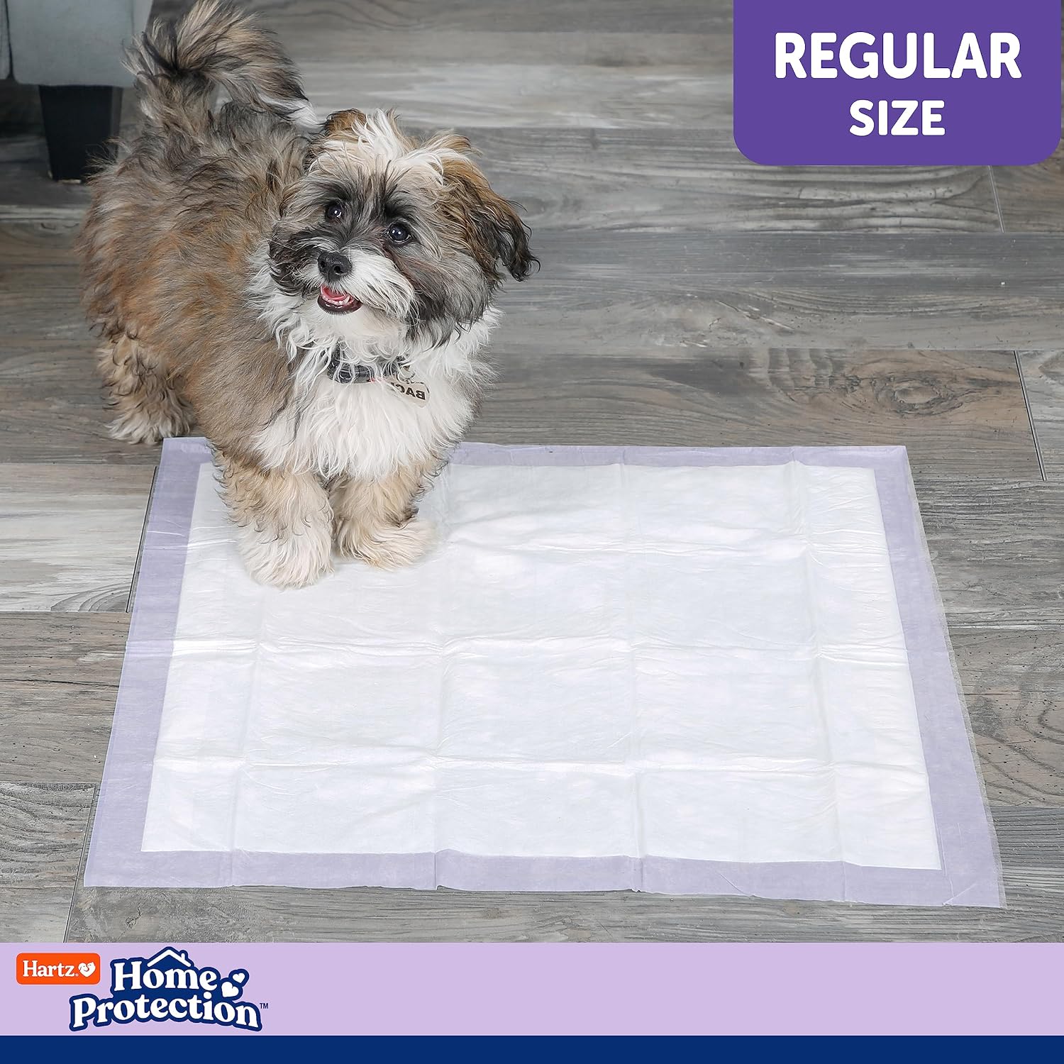 Hartz Home Protection Lavender Scented Odor Eliminating Dog Pads, 50 Count