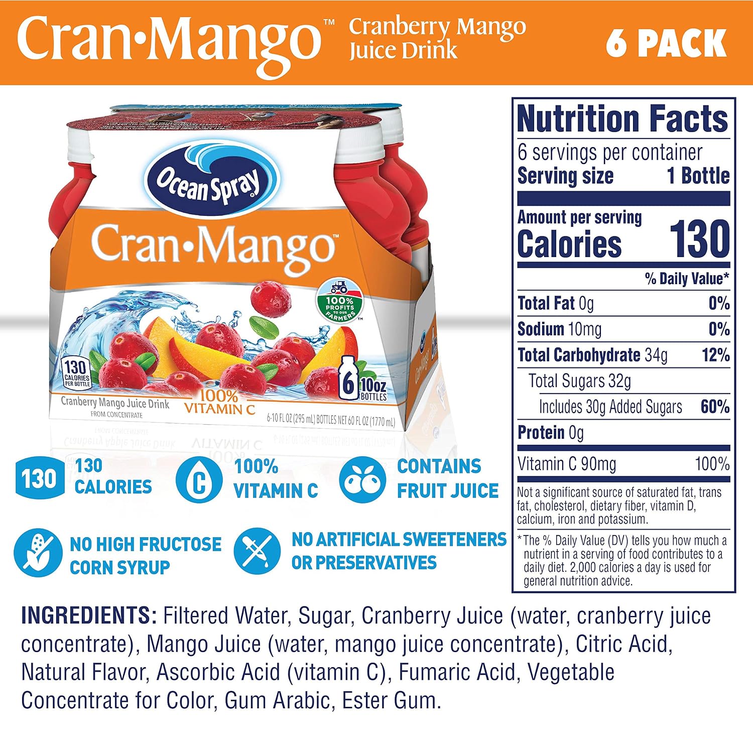Ocean Spray® Cran-Raspberry® Cranberry Raspberry Juice Drink, 101.4 Fl Oz Bottle