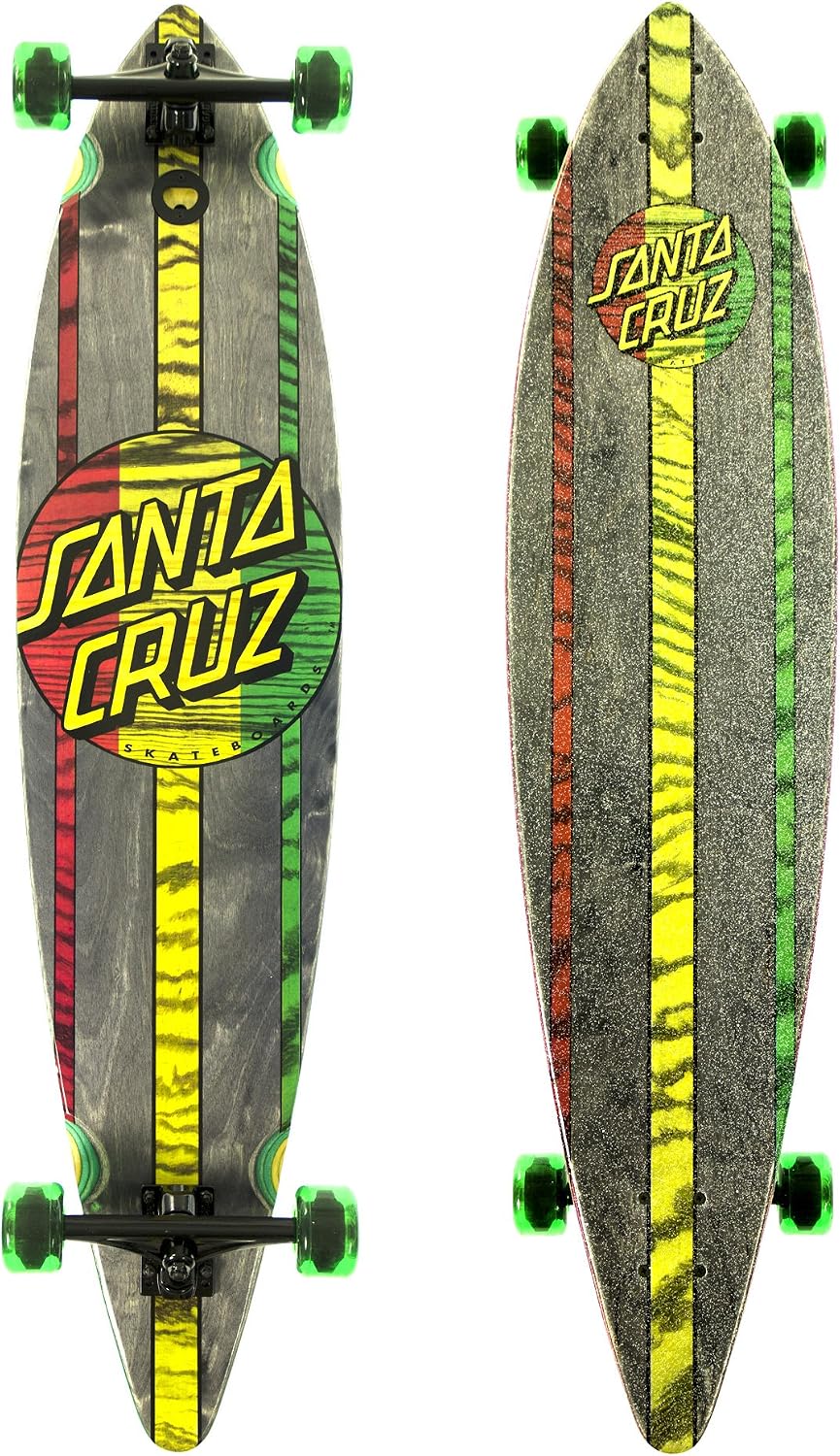 Santa Cruz Skate Mahaka Rasta Cruzer Skateboard (9.9 x 43.5-Inch)