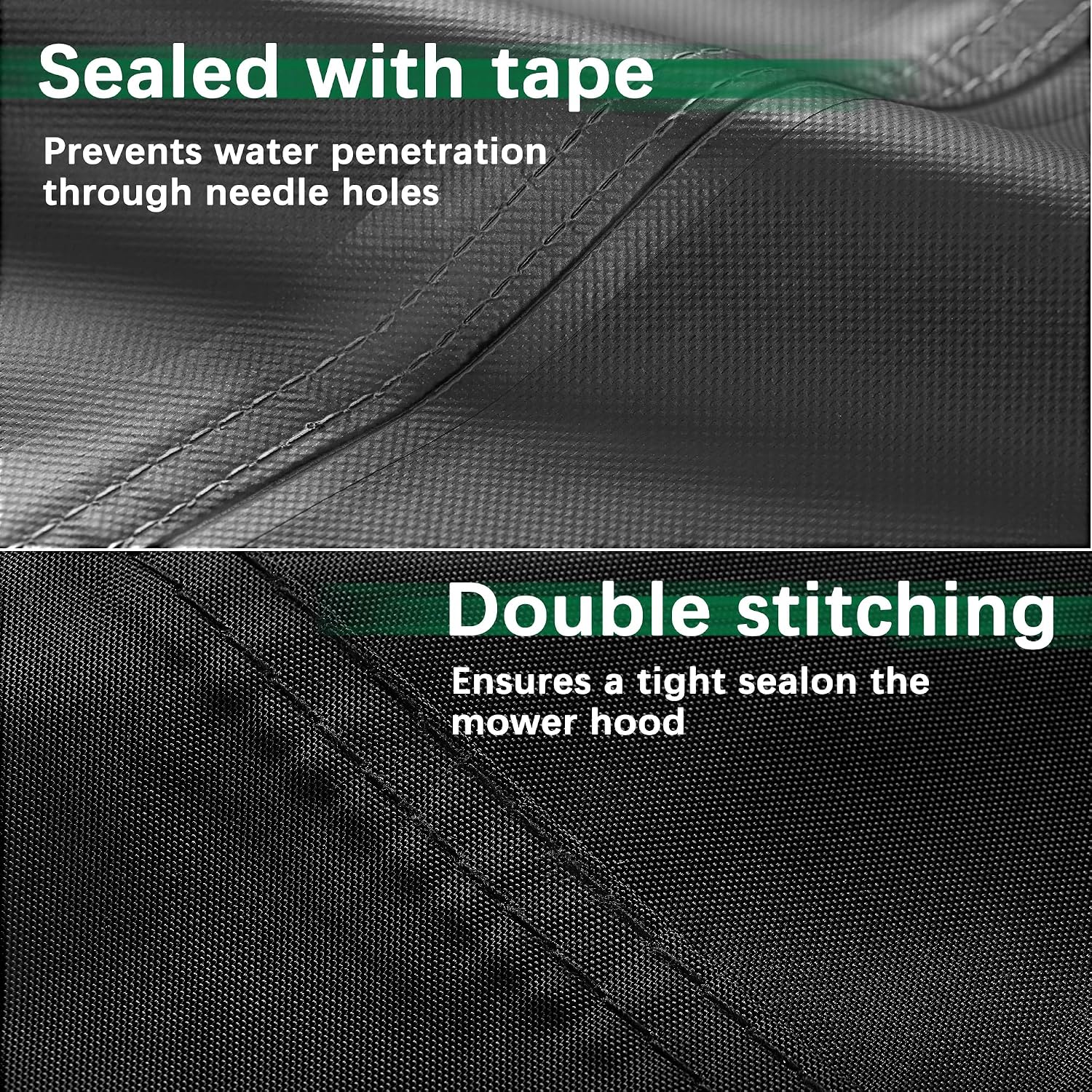 Himal Outdoors Riding Lawn Mower Cover Pro, Heavy Duty 600D to 54" | Polyester Oxford,Waterproof,UV Resistant,Universal Size Tractor Cover,Storage Bag