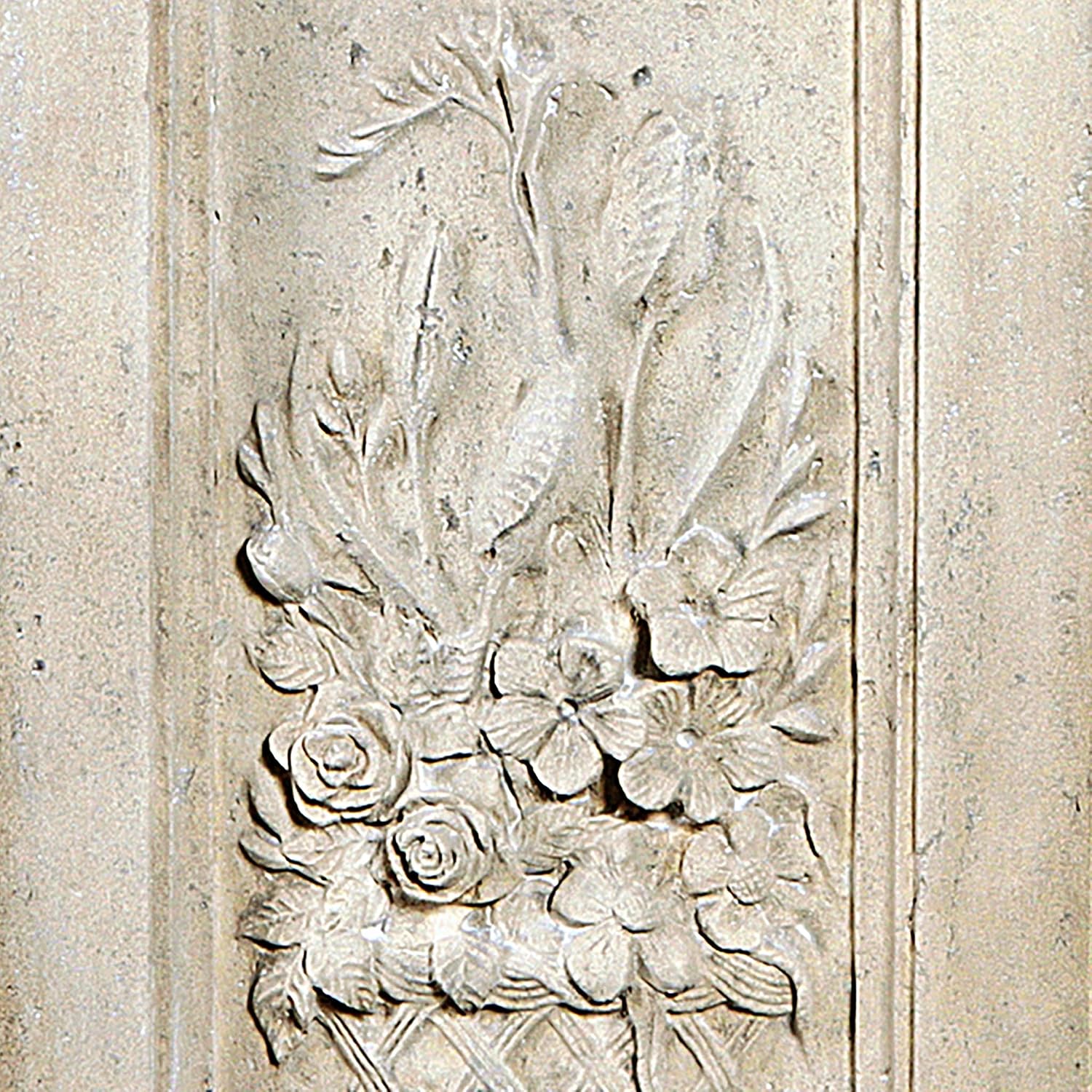 Design Toscano KY992 Chatsworth Manor Neoclassical Pedestal Column Plant Stand, Antique Stone