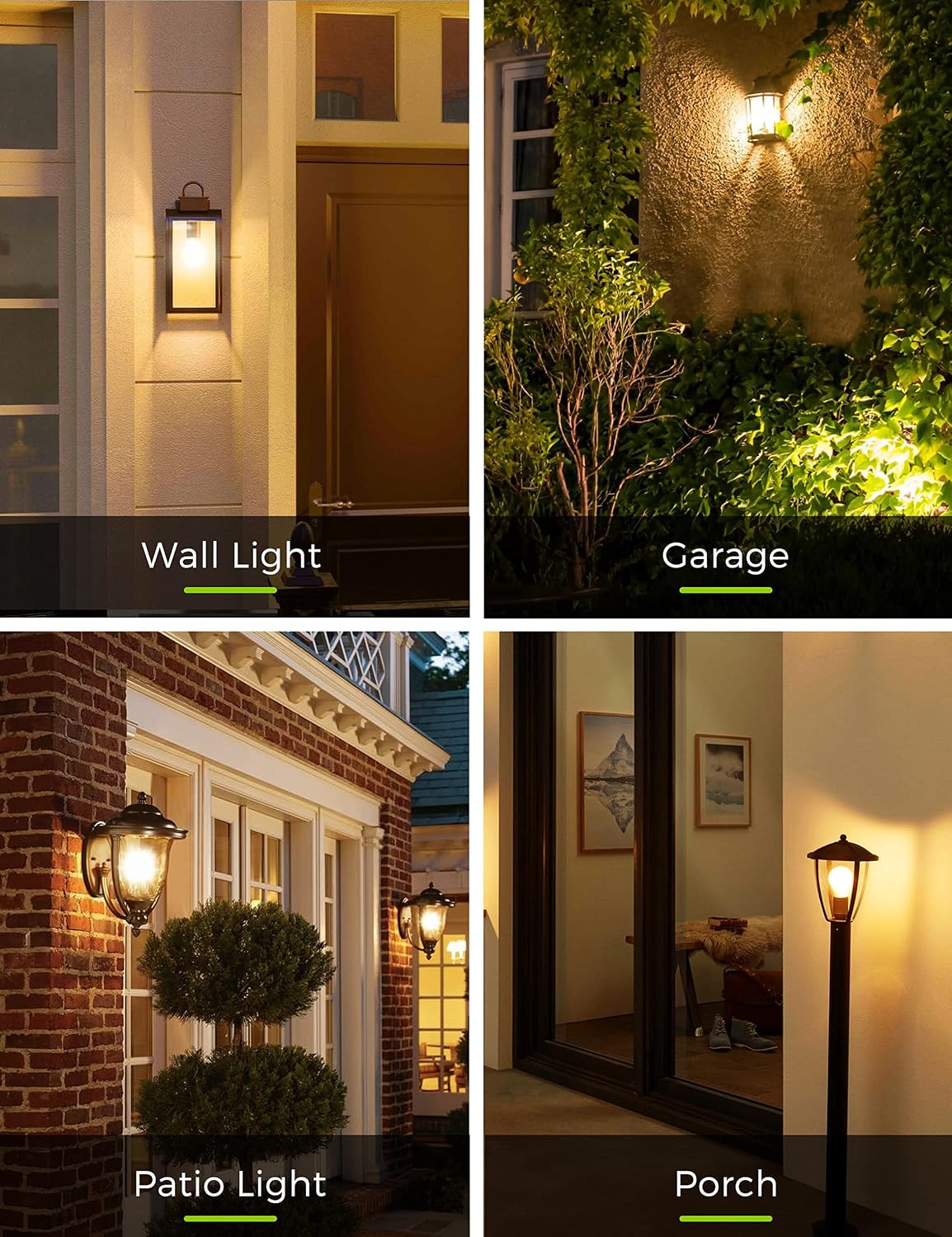 LOHAS Dusk to Dawn Sensor Light Bulbs, 40W Equivalent LED Outdoor Lighting