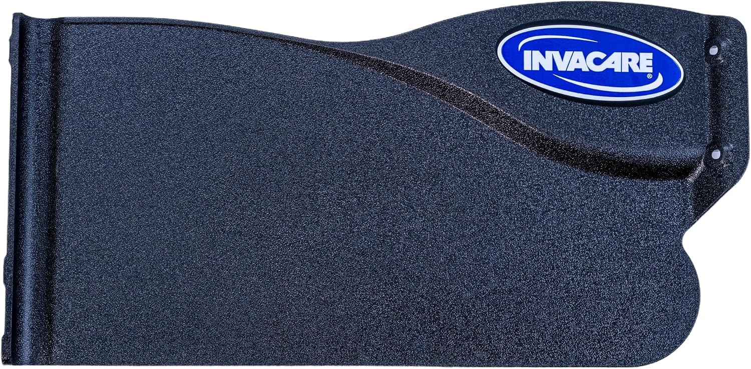 AlveyTech Desk Length Clothing Guard for Invacare Tracer & 9000 Series Wheelchairs (Right) - Replacement Black 11-1/2" x 5" Wheelchair Under Armrest Guard, Side Specific (1110285)