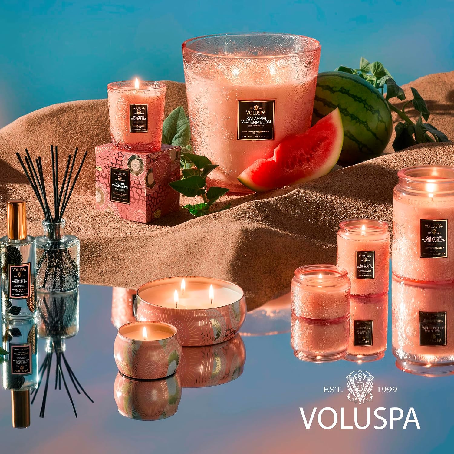 Voluspa French Cade Lavender Large Scented Candle Jar 18 Oz, 100 Hr Burn | Coconut Wax Blend in Decorative Glass, Clean Even Burn, USA Handcrafted Gift for Hosts, Fragrance Lovers & Relaxed Rooms