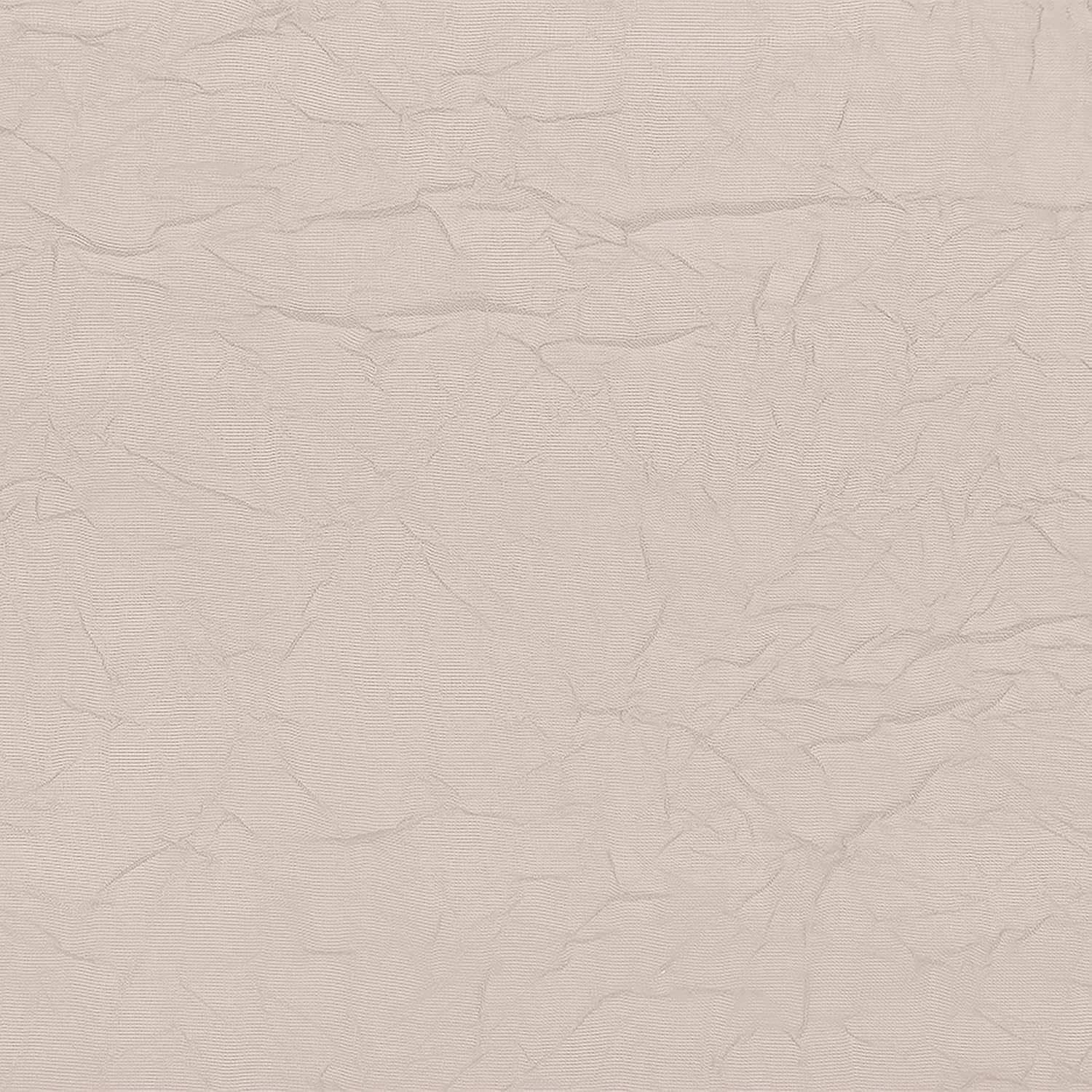 No. 918 Erica Crushed Sheer Voile Rod Pocket Curtain Panel, 51" x 108", Eggshell Off-White