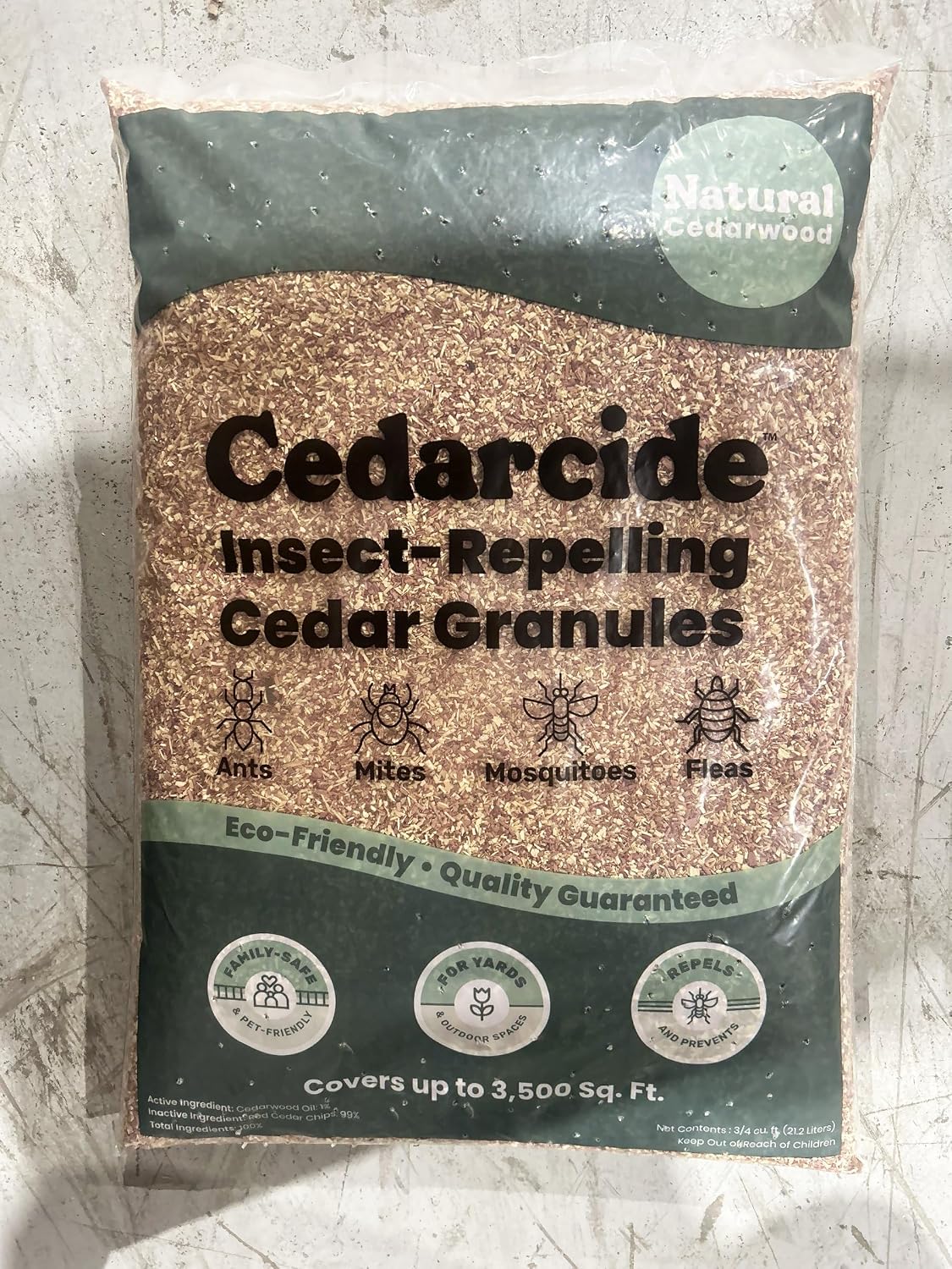 Cedarcide Original Cedar Granules – Cedar Chips for Home & Garden | Repels Ants, Aphids, Spiders