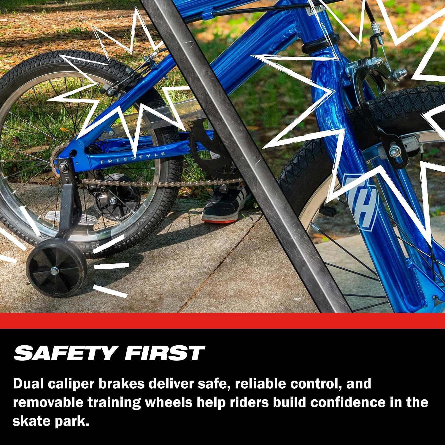 Dynacraft Tony Hawk 18-24 Inch Bike High-Performance & Durable, Perfect for Kids & Teens Learning BMX Tricks, Sturdy, Easy to Assemble, Ideal for Young Riders & Aspiring BMX Enthusiasts