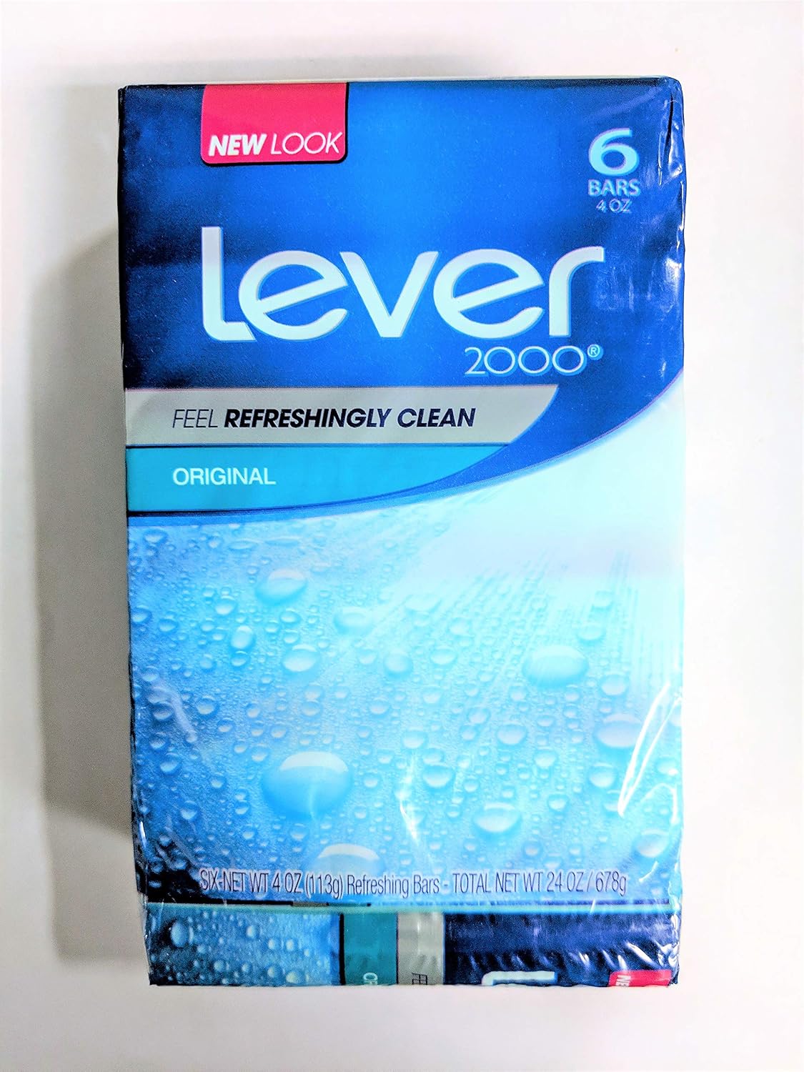 Lever 2000 Original Refreshing Bar Soap, Perfectly Fresh 4 oz, 2 ea
