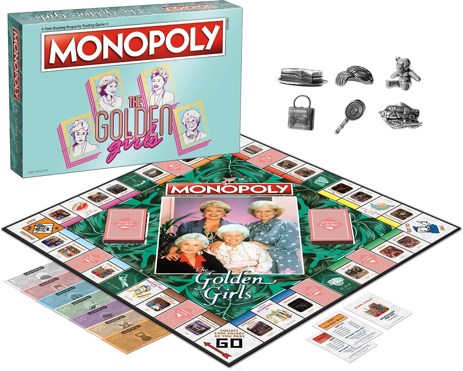 Monopoly: The Golden Girls Board Game | Buy, Sell