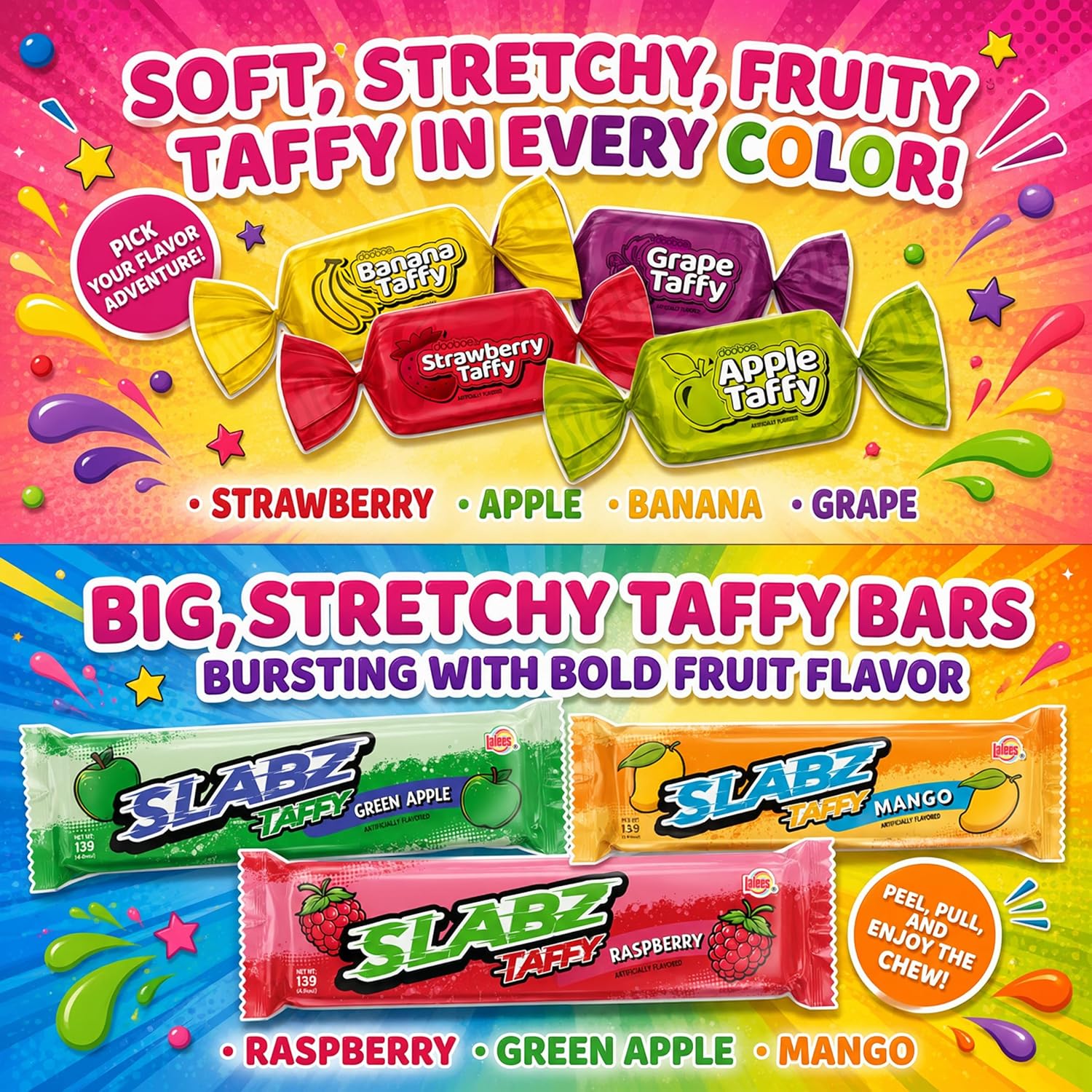 Bulk Candy Mix, 8 lb – Parade Throws for Pinatas, Parties & Offices | Big Bulk Candies for Pinatas, Gifting, Birthdays, Offices, School, Claw Machine