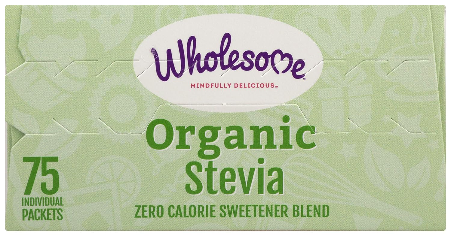 Wholesome Sweeteners Organic Stevia, 1000 Count Packets, Zero Calorie Sweetener Blend, Keto Friendly, Non GMO, Gluten Free & Vegan
