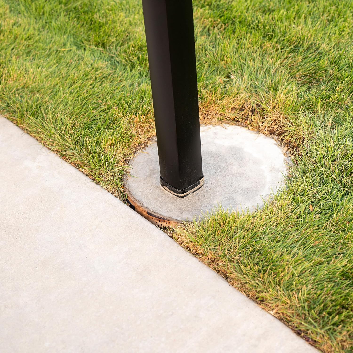 Lifetime 0040 In-Ground Black Steel Basketball Accessory for 4-inch Square Poles