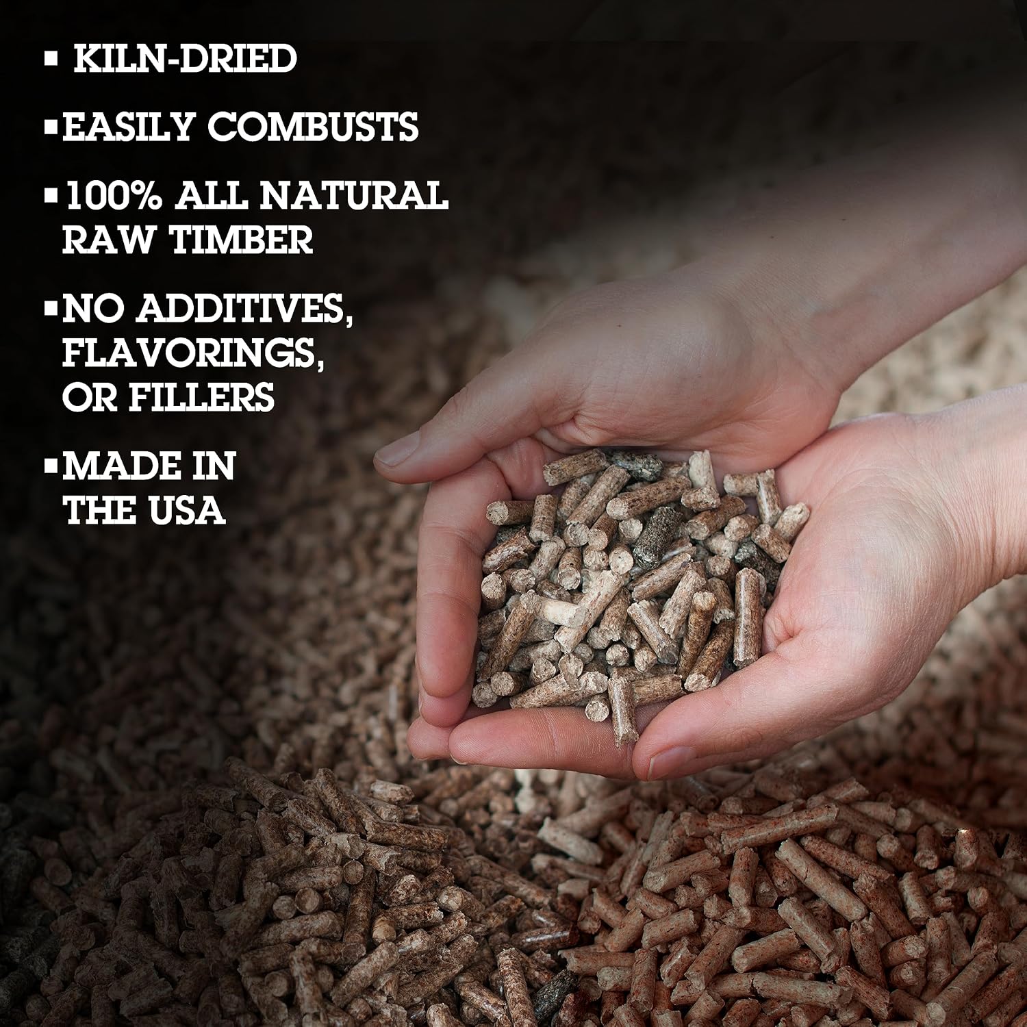 Camerons 100% All Natural Mesquite BBQ Smoking Wood Pellets, 1 Pint | Kiln Dried Barbecue Wood for Smokers, Pellet Grills & Fire Pit