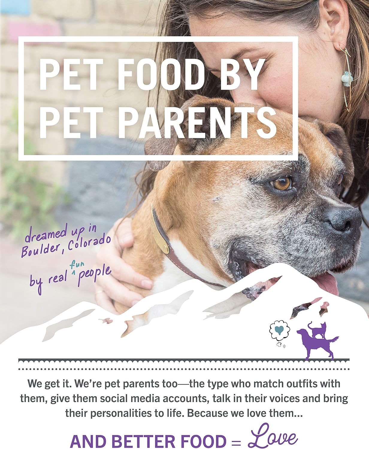 I and love and you Naked Essentials Dry Dog Food - Lamb + Bison - High Protein, Real Meat, No Fillers, Prebiotics + Probiotics, 4lb Bag