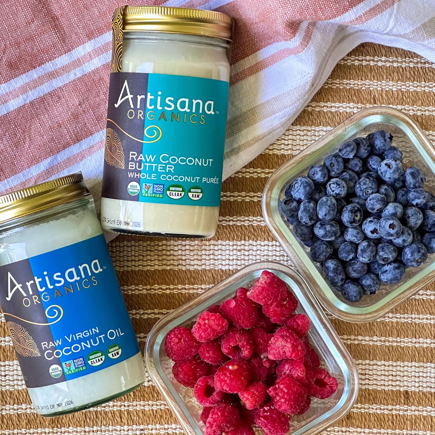 Artisana Organics Raw Coconut Butter, 14 oz | USDA Organic, Non-GMO, Gluten-Free & Keto, No Sugar Added, Paleo, Vegan, Creamy Spread to Boost Smoothies, Fruit Salads and Oatmeal.