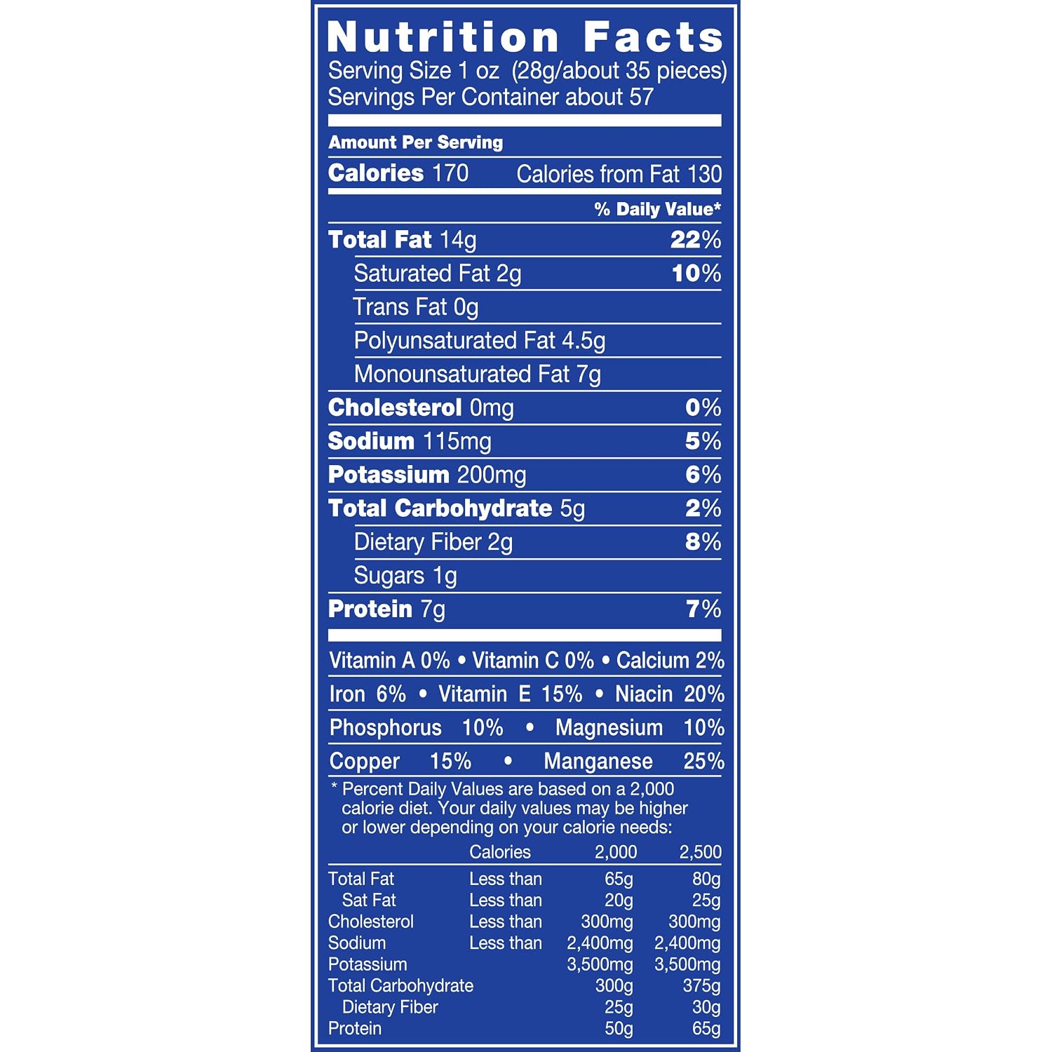 PLANTERS Salted Peanuts, Plant Based Protein Snacks, 2.19lbs (1 Ct)