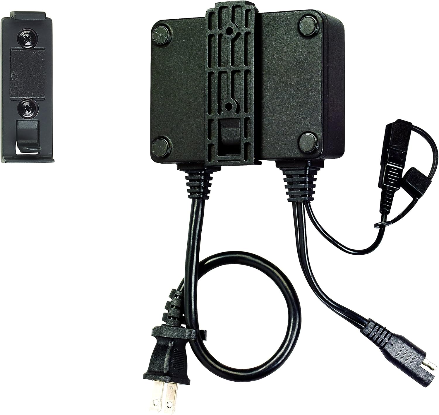 1215C 12V 1.5A Smart Trickle Charger and Maintainer | Convertible On-Board & Benchtop Battery Charger with Desulfator for Car, Motorcycle, Marine