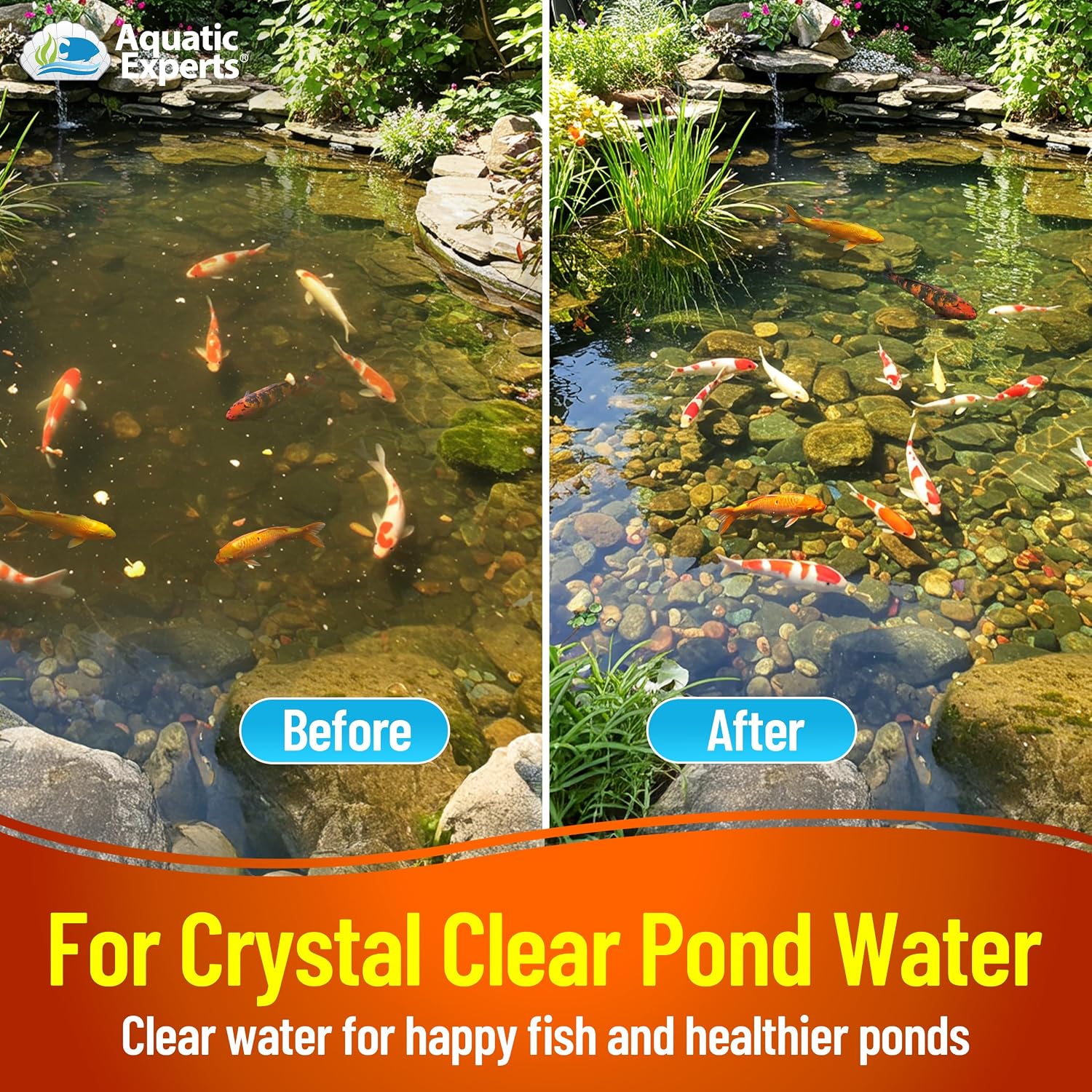 Aquatic Experts Cream COARSE Pond Filter Pad - 2 inch Thick - Bulk Roll Water Garden Filter Pond Media - Made in USA, (12" x 36")