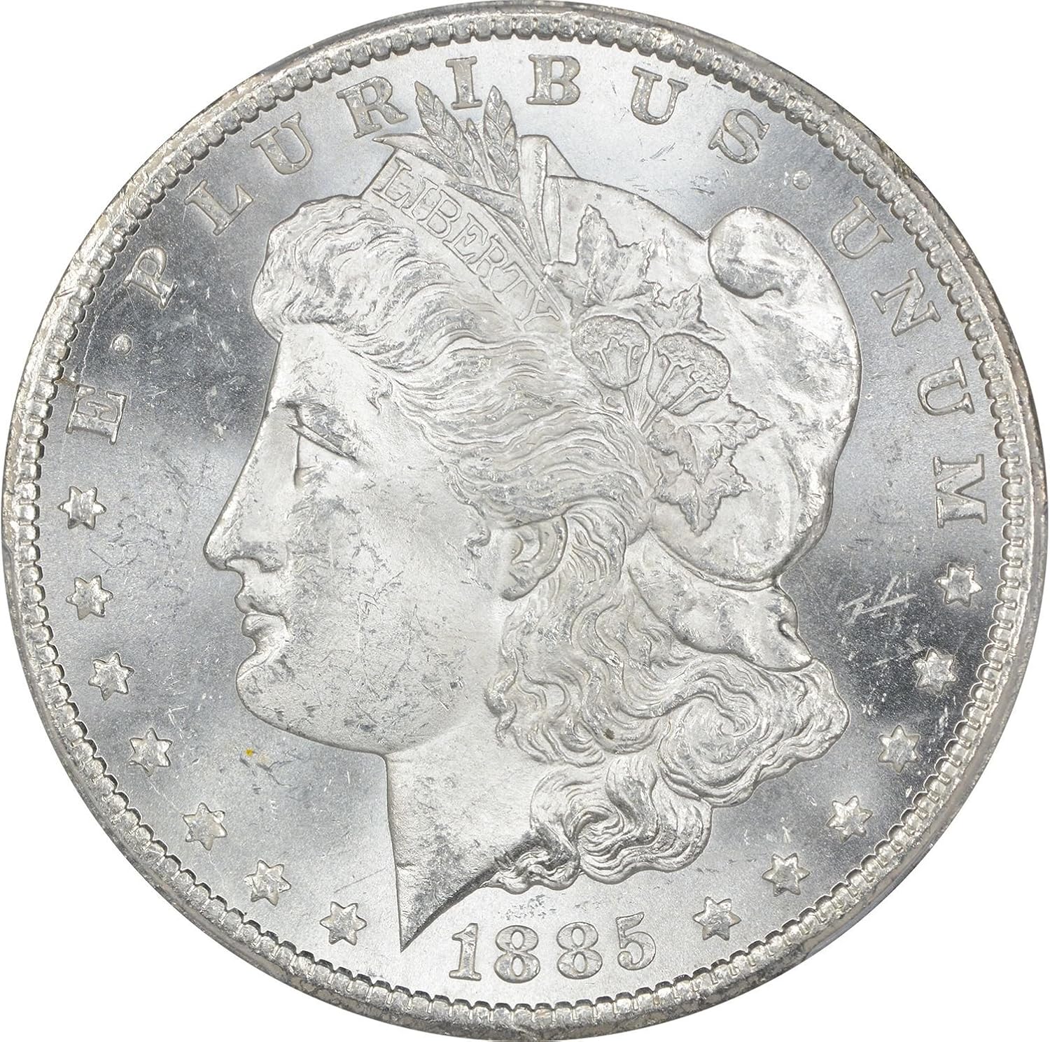 1885 CC Morgan Dollar PCGS MS63
