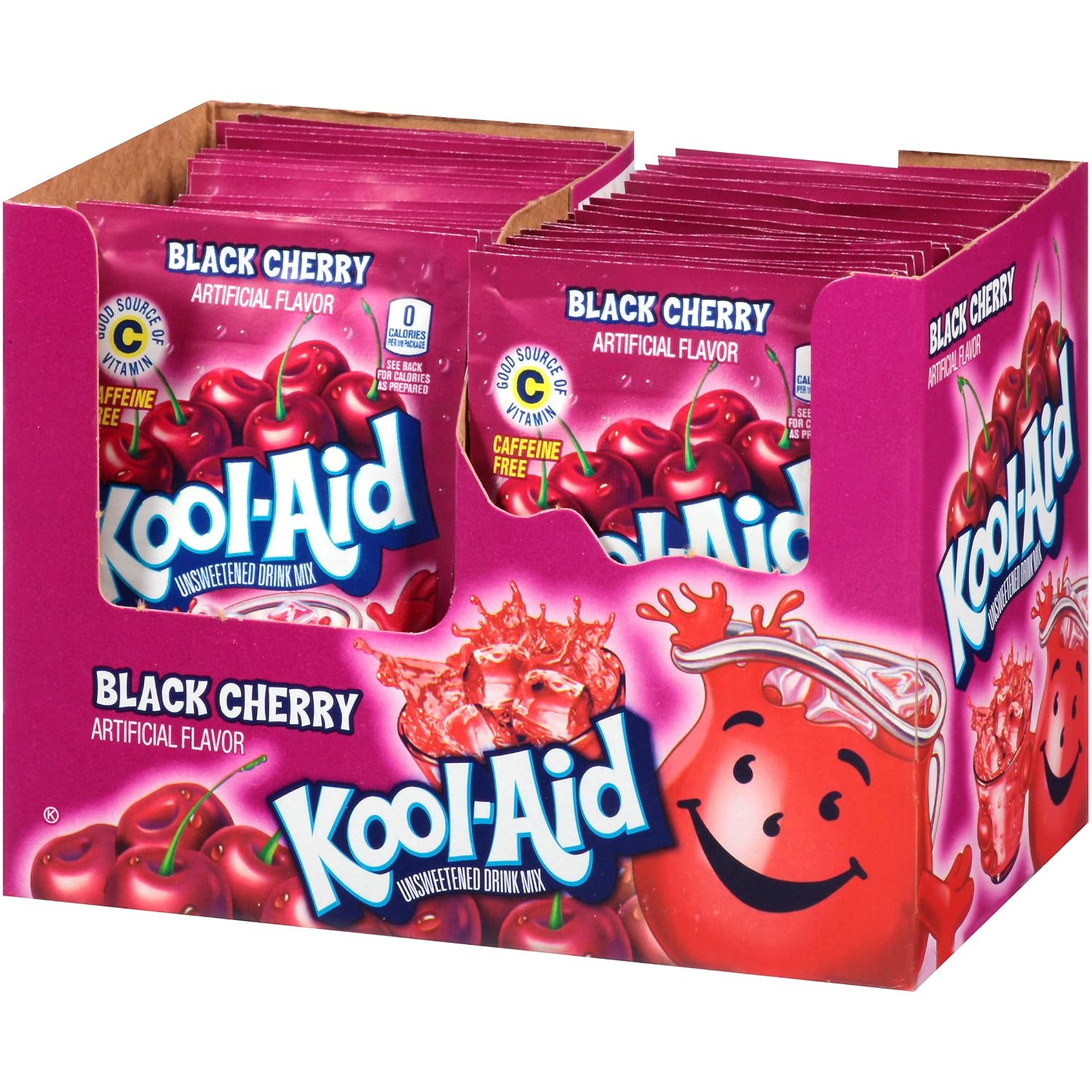 Kool-Aid Tropical Punch Flavored Unsweetened Caffeine Free Powdered Drink Mix (96 Packets)