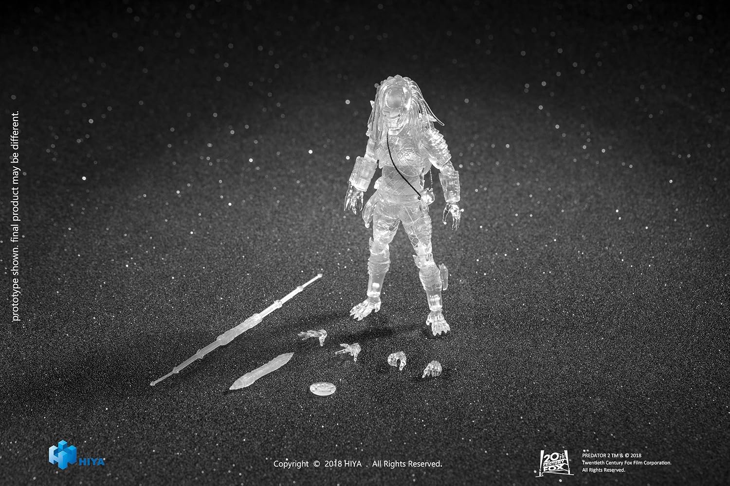Hiya Toys Predator 2: Invisible City Hunter Prdator 1: 18 Scale 4" Acton Figure, Multicolor (JAN192905)
