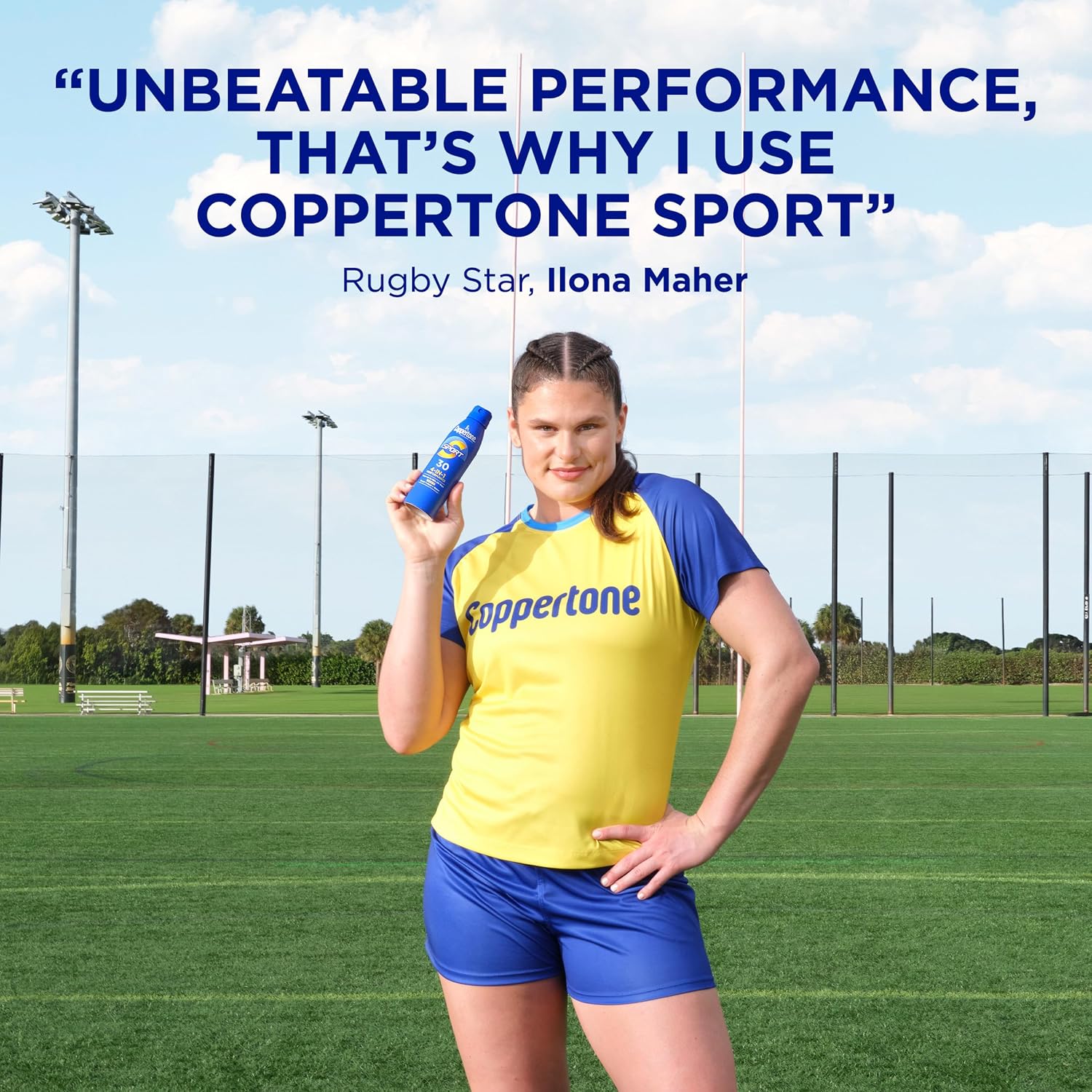 Coppertone Sport Continuous Sunscreen Spray SPF 30, Water Resistant, 5.5 Oz