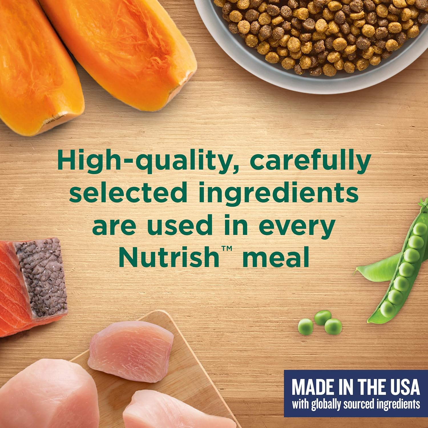 Nutrish Indoor Complete Dry Cat Food, 3 lb. Bag (Rachael Ray) | Chicken, Lentils & Salmon Recipe, Crafted for Adult Indoor Cats, Veterinarian Reviewed Formula