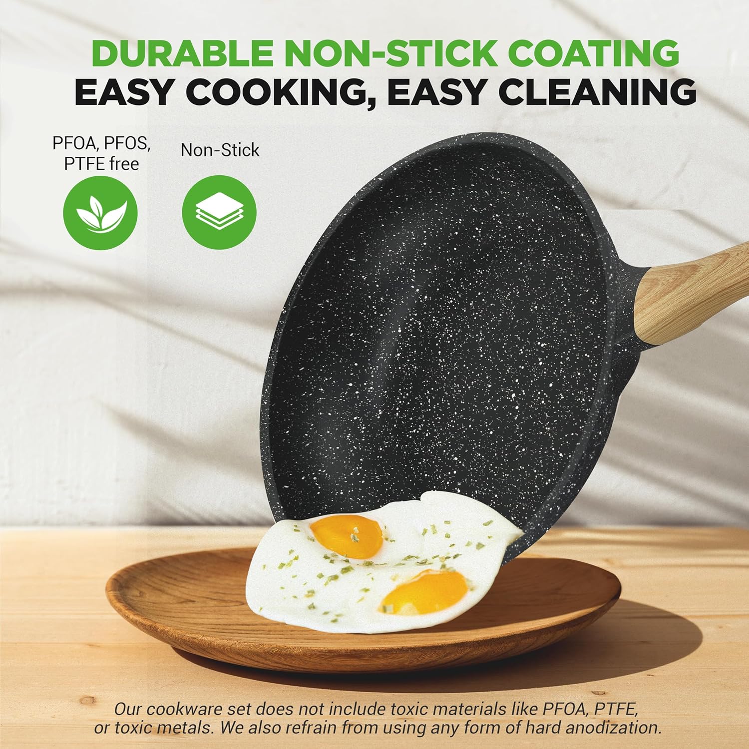 NutriChef 14-Piece Pots and Pans Set Non Stick – Induction Cookware Set, PFAS-Free Nonstick Cookware for All Cooktops, Includes Kitchen Utensils