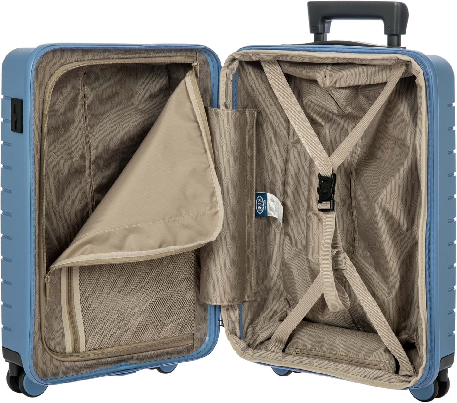 Bric's B|Y Ulisse Checked Luggage with Spinner Wheels – Expandable Lightweighted Hard Shell Suitcase, TSA Combination Lock - Removeable Wash Bag Included - 30 Inch, Mango