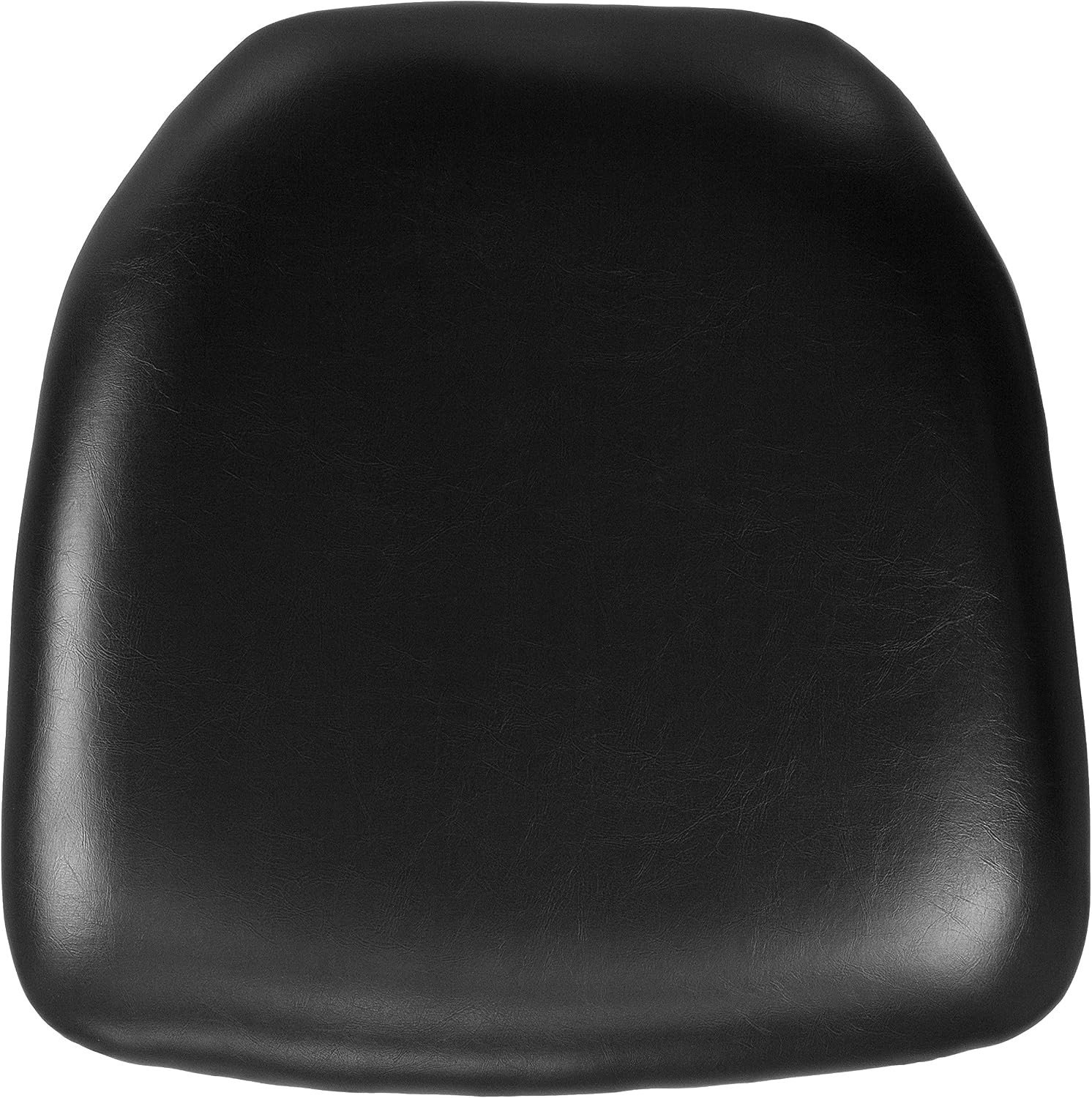 BizChair Indoor Hard Black Vinyl Chiavari/Dining Chair Cushion