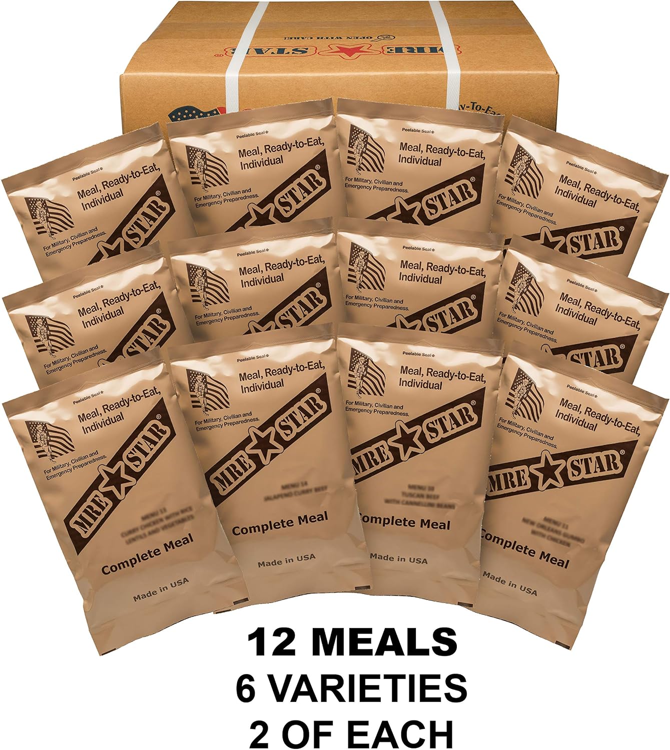 MRE Kits Case 12 Pk