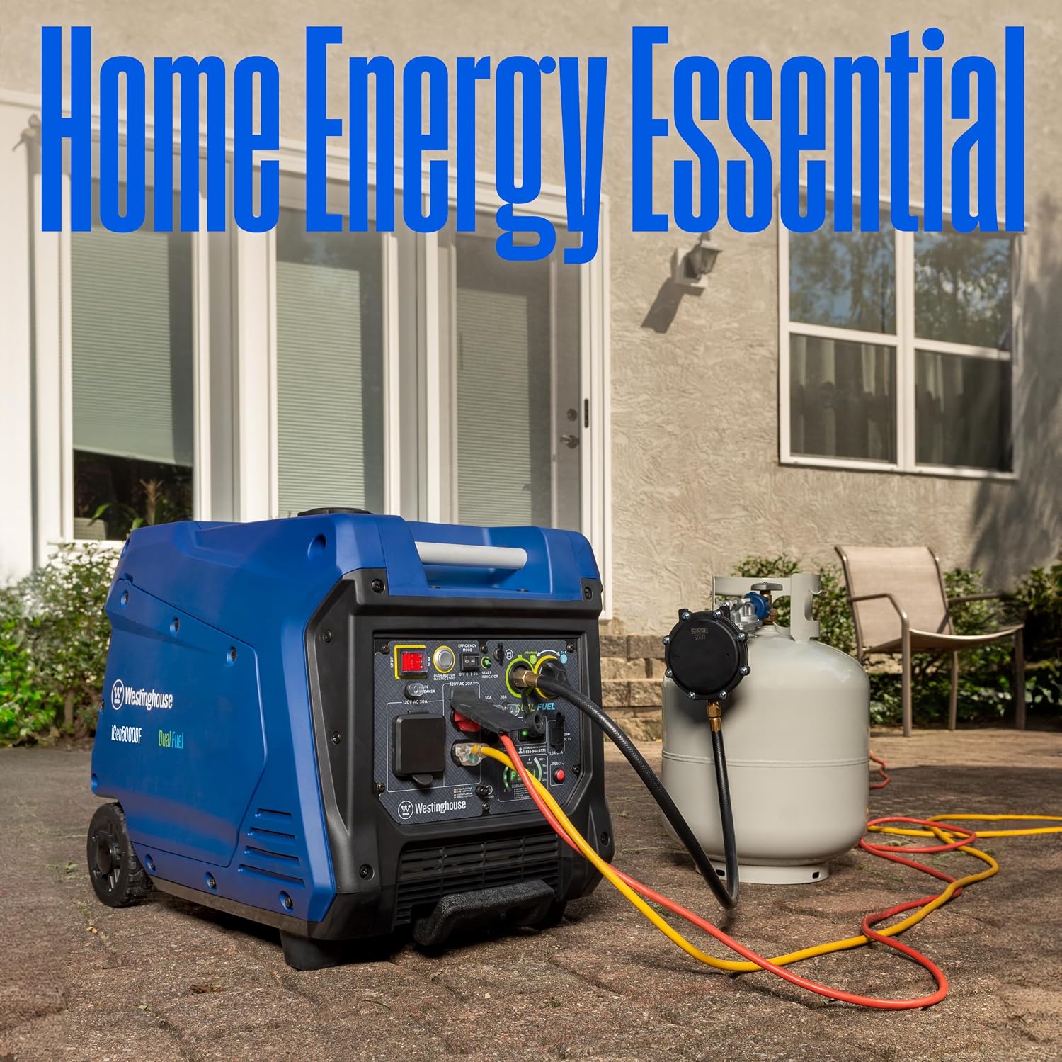 Westinghouse 5000 Peak Watt Super Quiet Portable Inverter Generator, Remote Electric Start with Auto Choke, Wheel & Handle Kit, RV Ready, Gas Powered, Parallel Capable