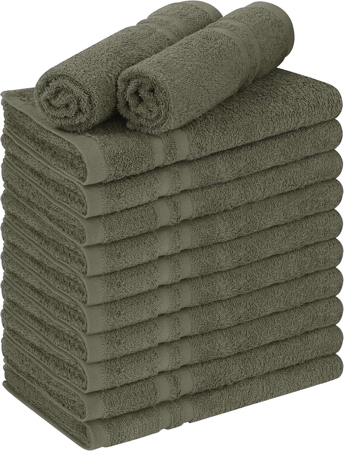 Utopia Towels Bleach Proof Salon Towels, Pack of 24, 16x27 in, Black | Bleach Safe 100% Cotton Salon Towels - Super Absorbent, Durable Ideal for Salon