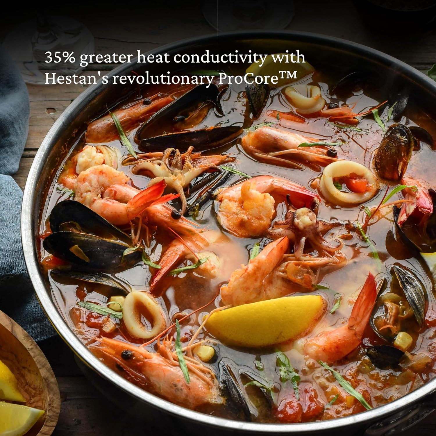 Hestan - NanoBond Collection - Titanium All-In-One Pan, Induction Cooktop Compatible, 3.5 Quart