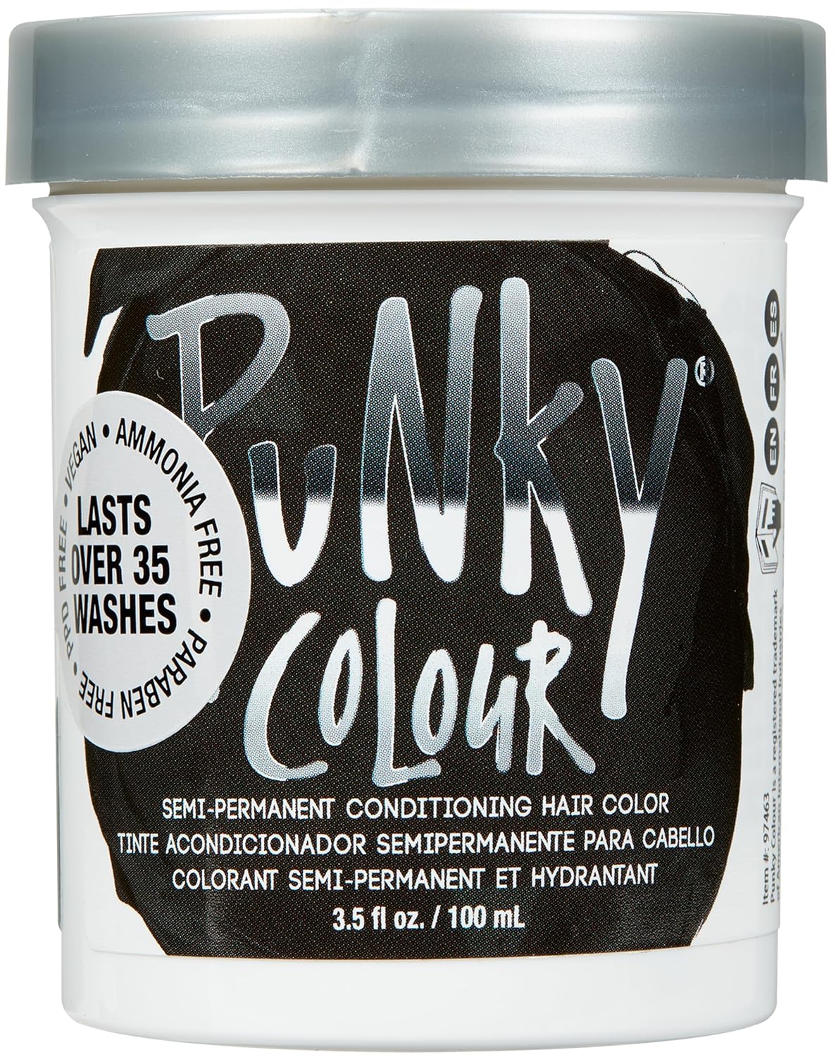 Punky Colour Flamingo Pink Semi Permanent Hair Color – Vibrant Pink Hair Dye, Vegan & Cruelty-Free Conditioning Formula, Lasts Up to 35 Washes, 3.5 fl oz