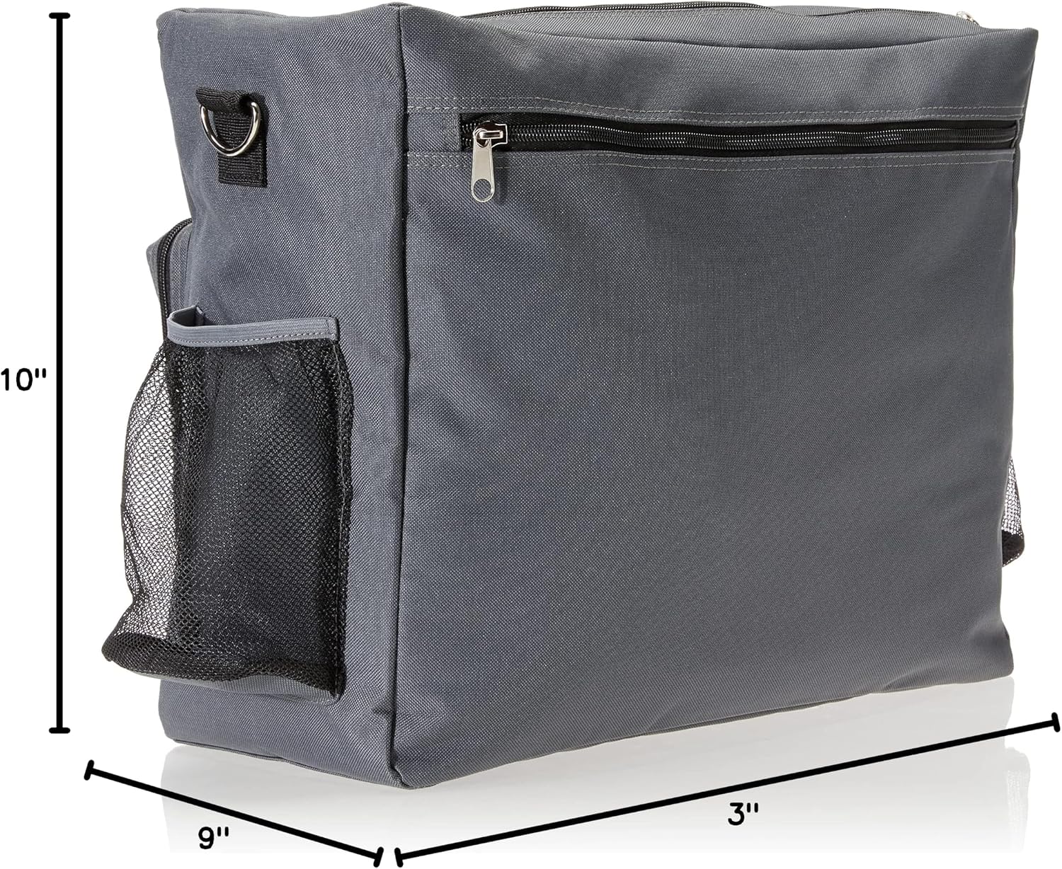 Mr. Heater Portable Buddy Carry Bag 9BX, Black | 600D polyester, pockets for two 1 lb cylinders, U-shaped zipper, padded strap