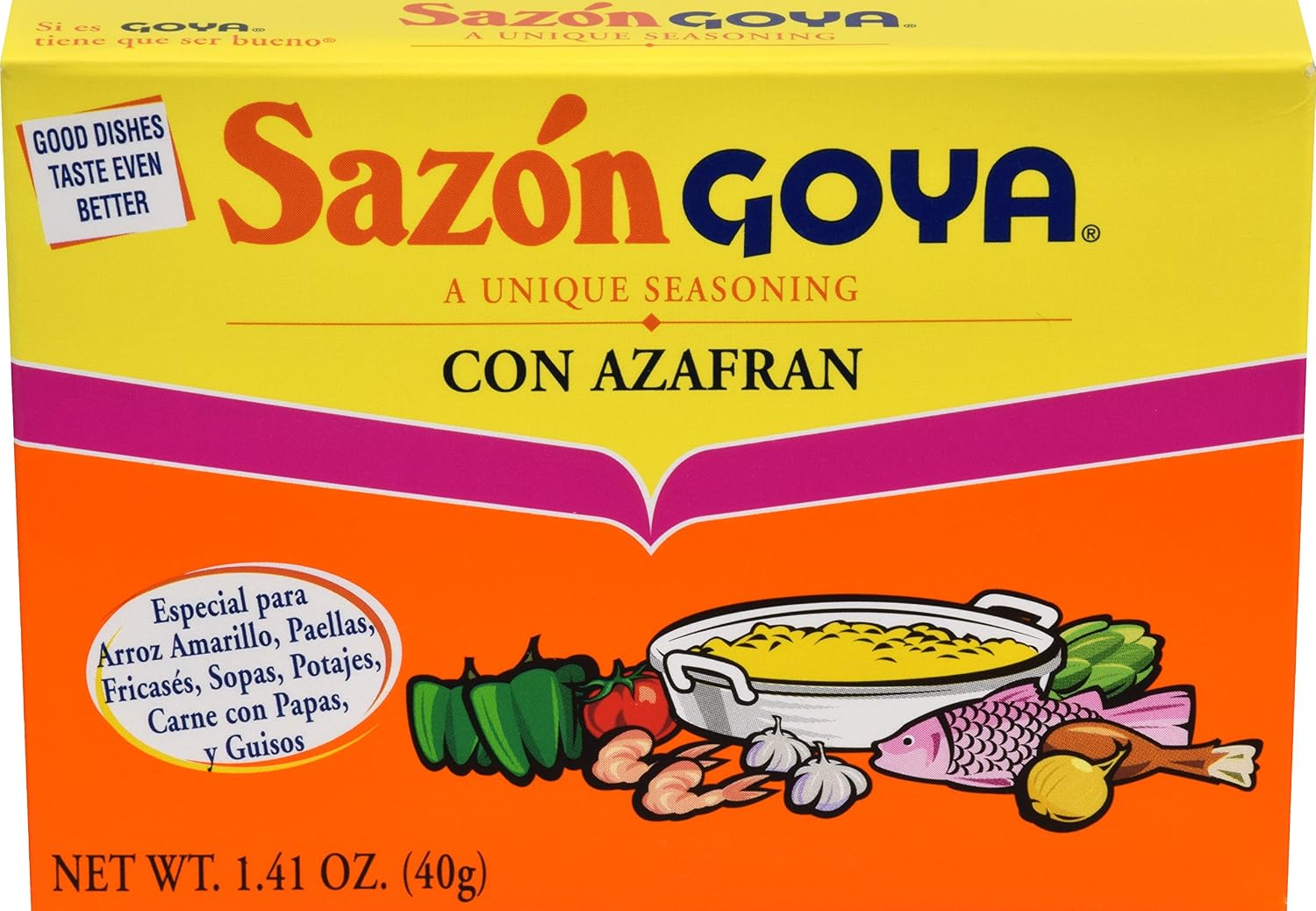 Goya Sazón Natural and Complete, Vegetables, All Purpose Seasoning, 3.52oz | Low Sodium Latin Spice Blend for Poultry, Seafood, Meat and Vegetables, All Purpose Mexican Seasoning, No Salt Added, Tasty