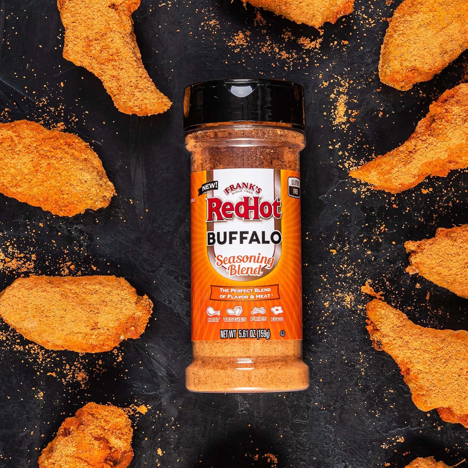 Frank's RedHot Buffalo Seasoning Blend (Gluten Free), 5.61 oz
